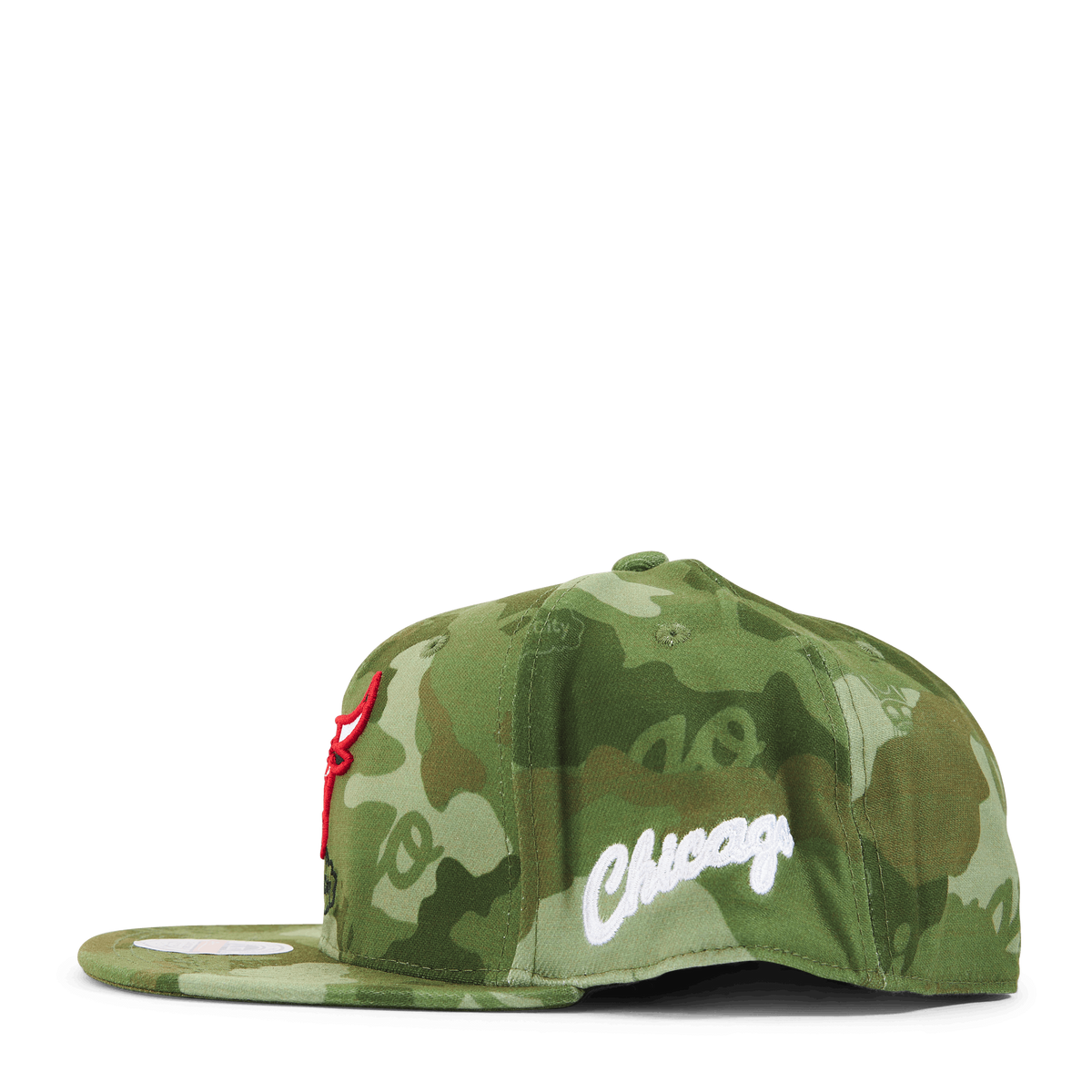 Bulls Tonal Camo Stretch Fitted HWC