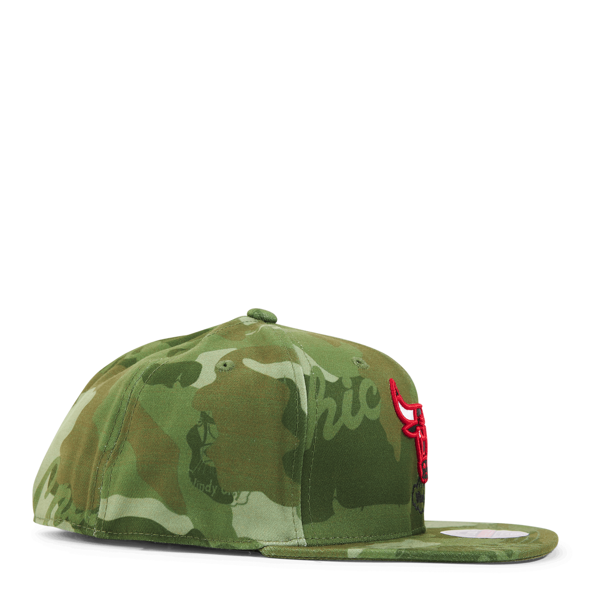 Bulls Tonal Camo Stretch Fitted HWC
