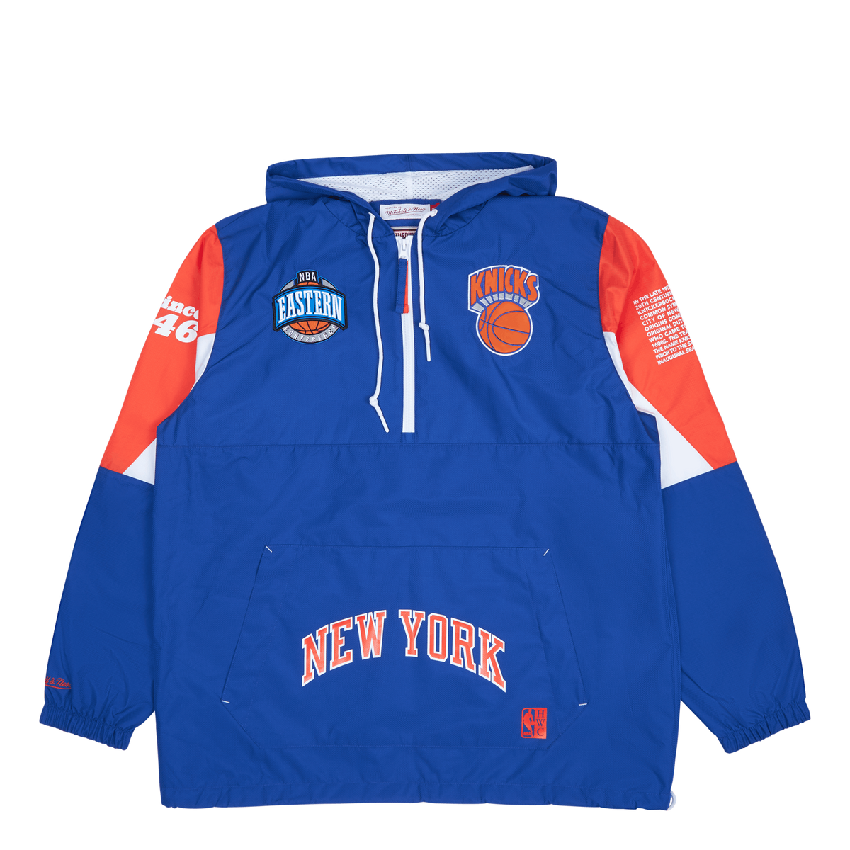 Knicks Team Origins Pullover Anorak