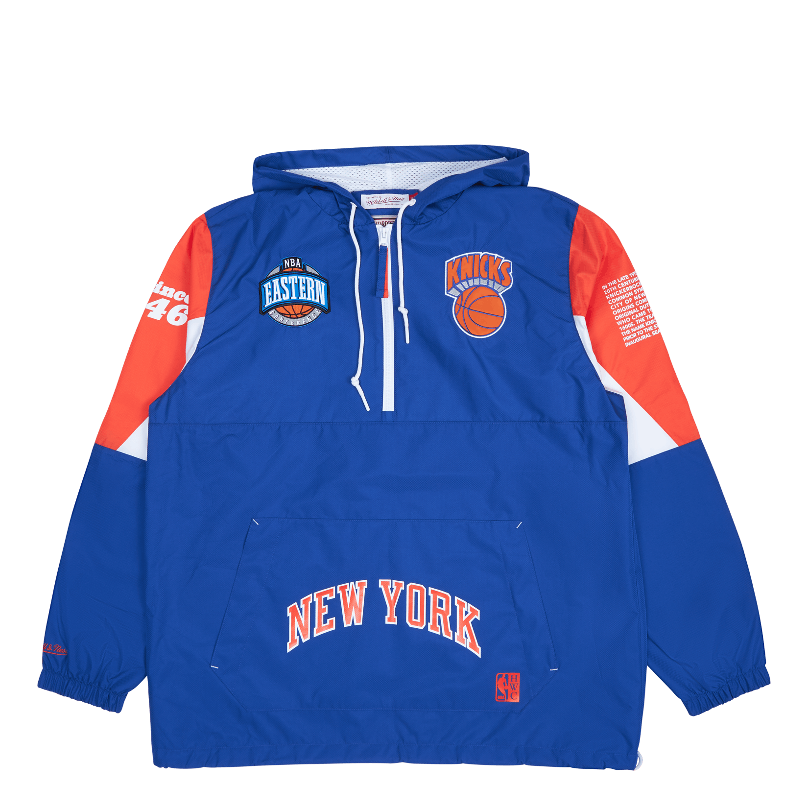 Knicks Team Origins Pullover Anorak