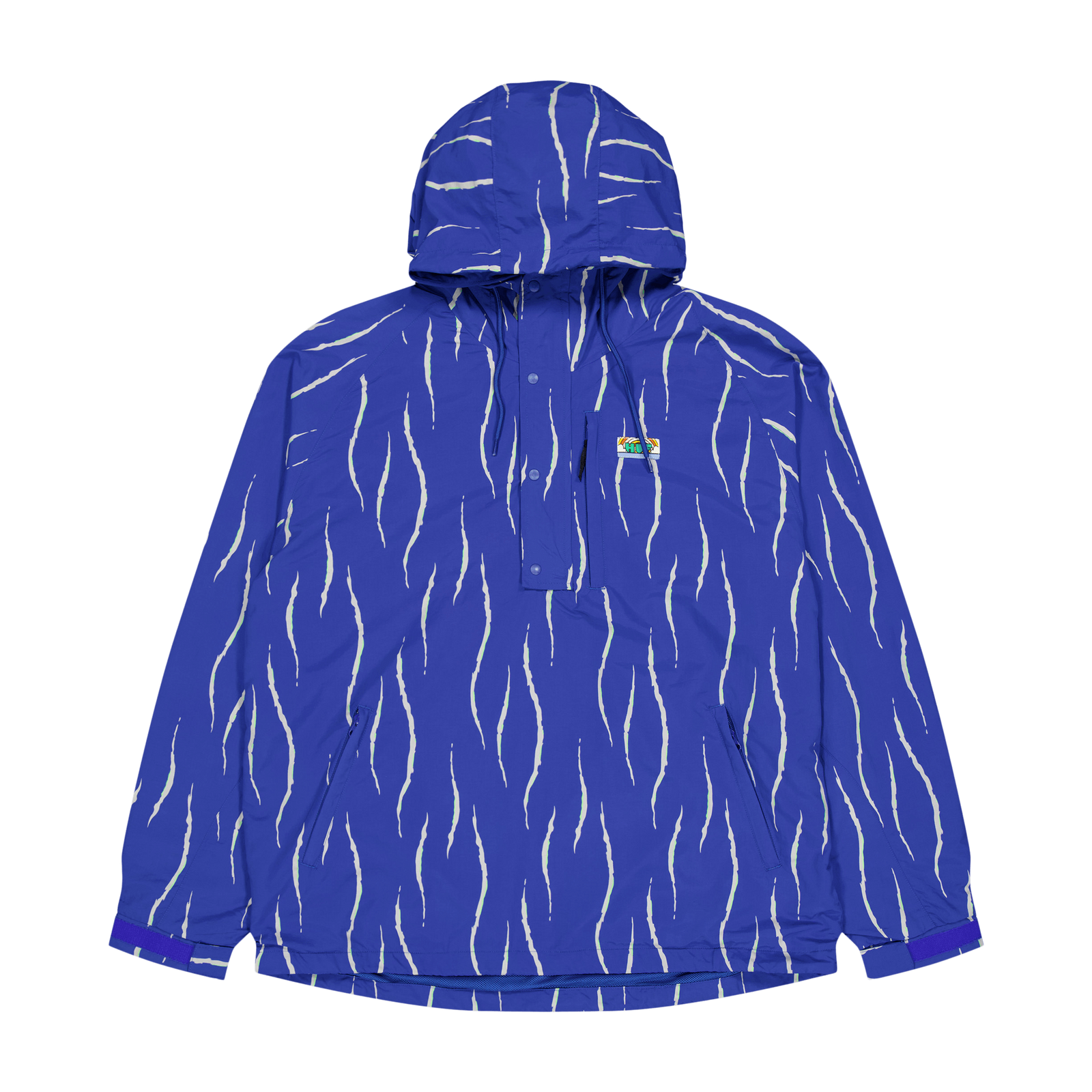 New Day Striped Anorak Blue