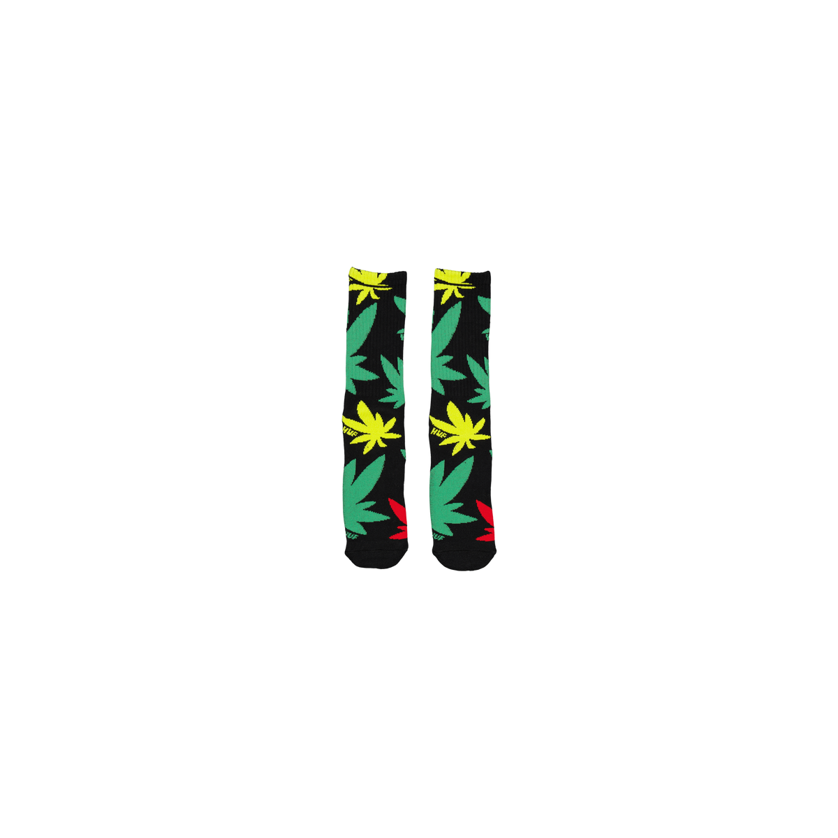 Abstract Plantlife Sock Black