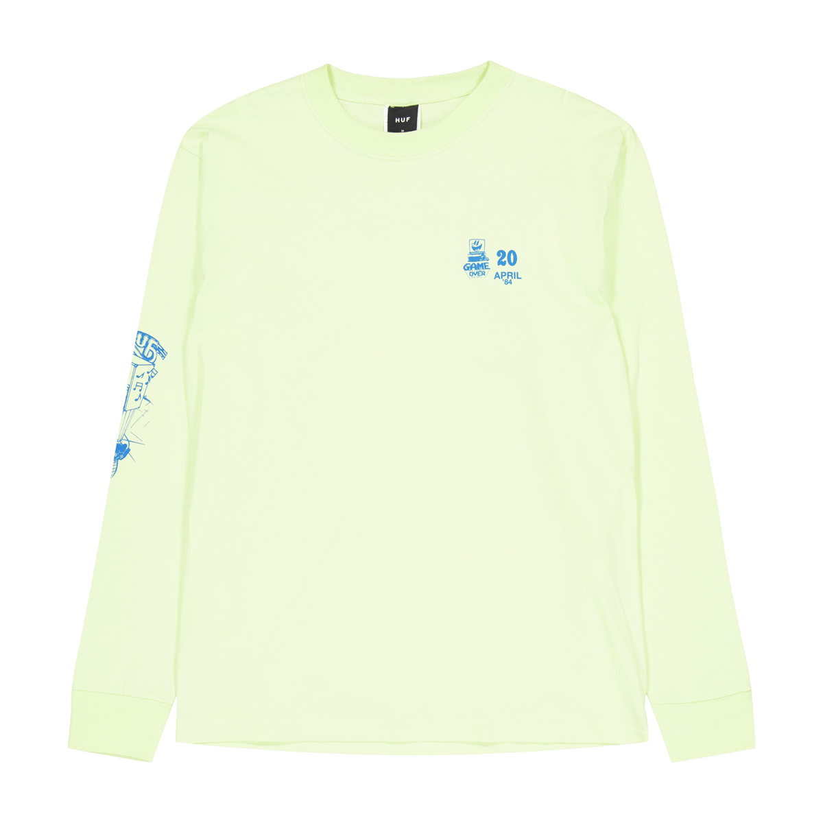 Game Over L/s Tee Lime