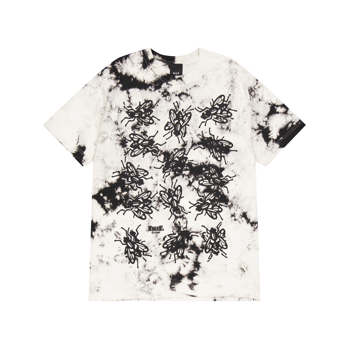 Fly Situation S/s Tiedye Tee Black