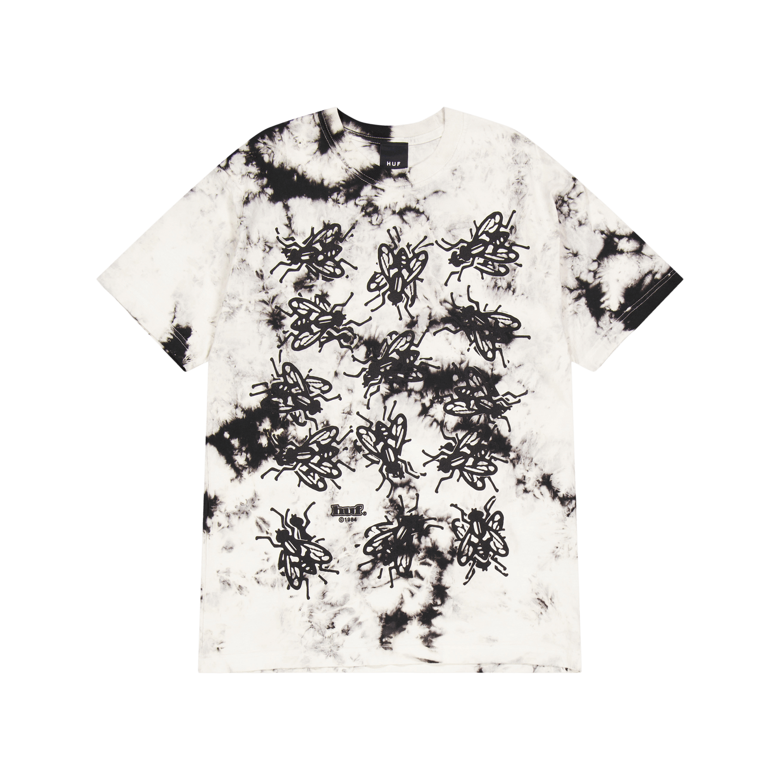 Fly Situation S/s Tiedye Tee Black