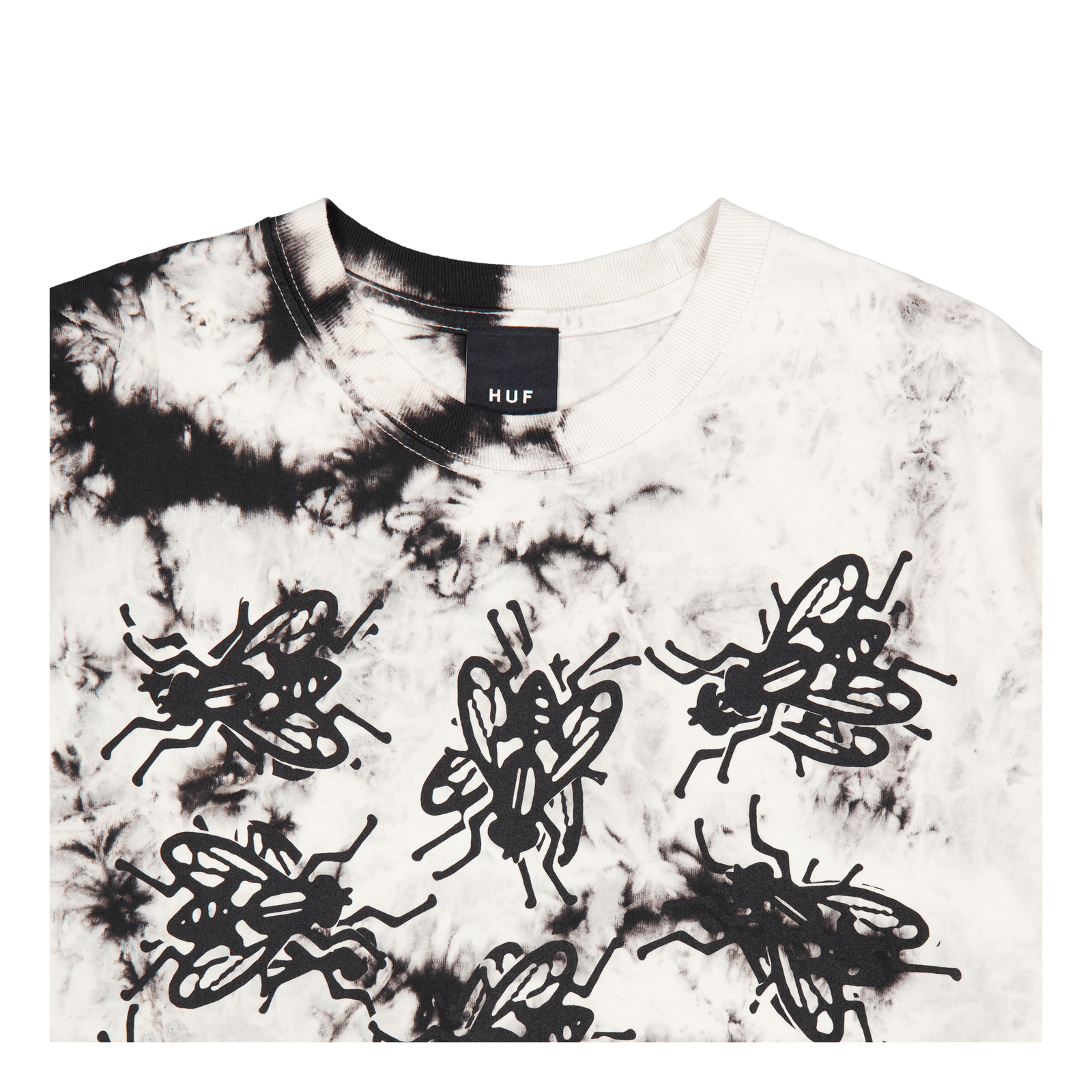 Fly Situation S/s Tiedye Tee Black
