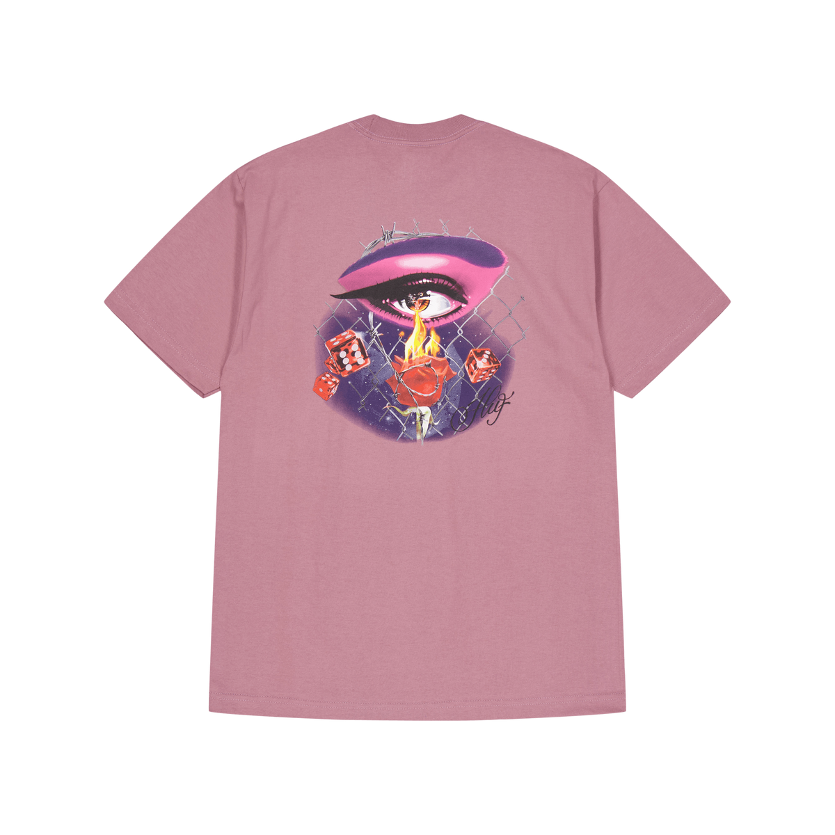 Feline Eye S/s Tee Mauve