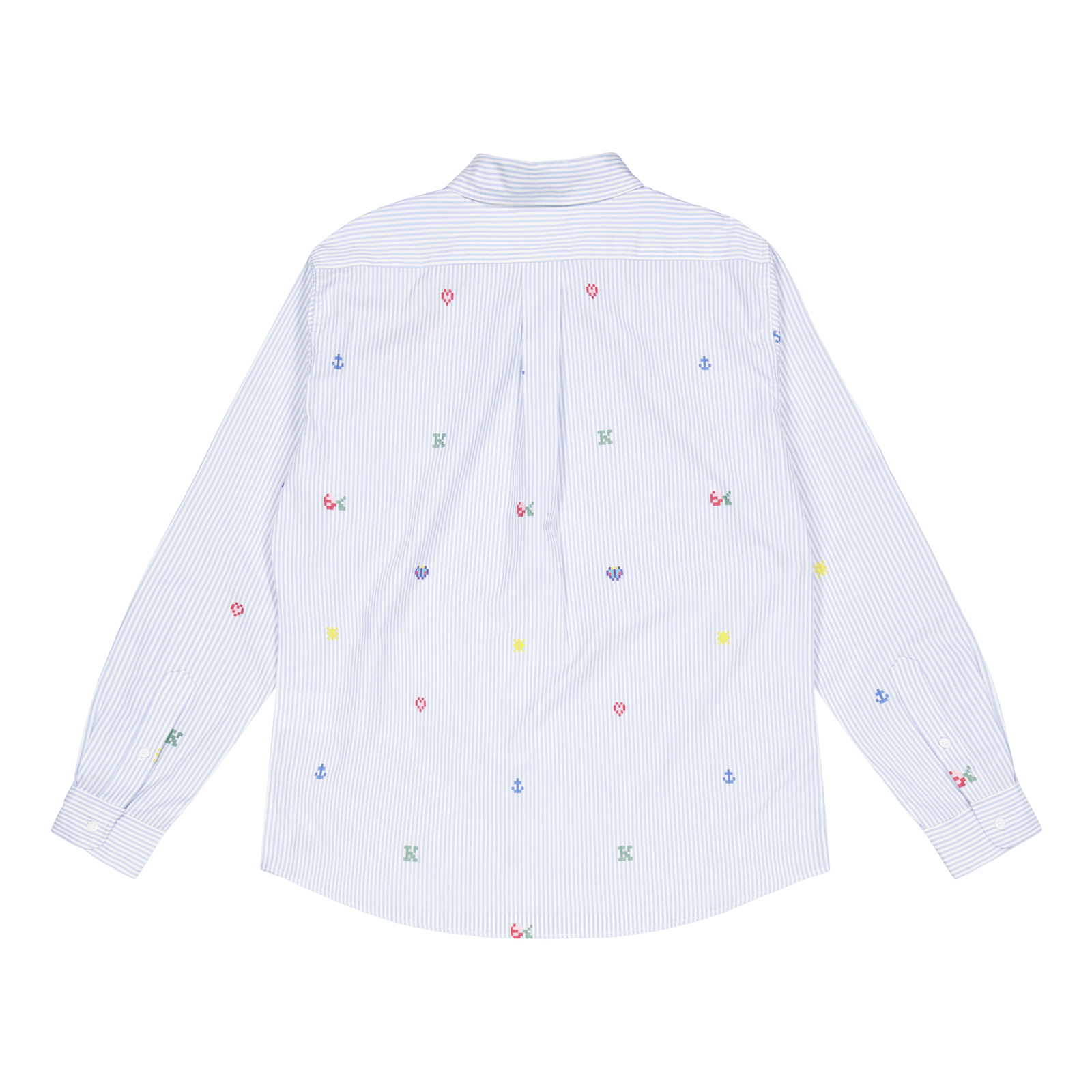 Shirt Ls Kenzo Pixel Light Blue