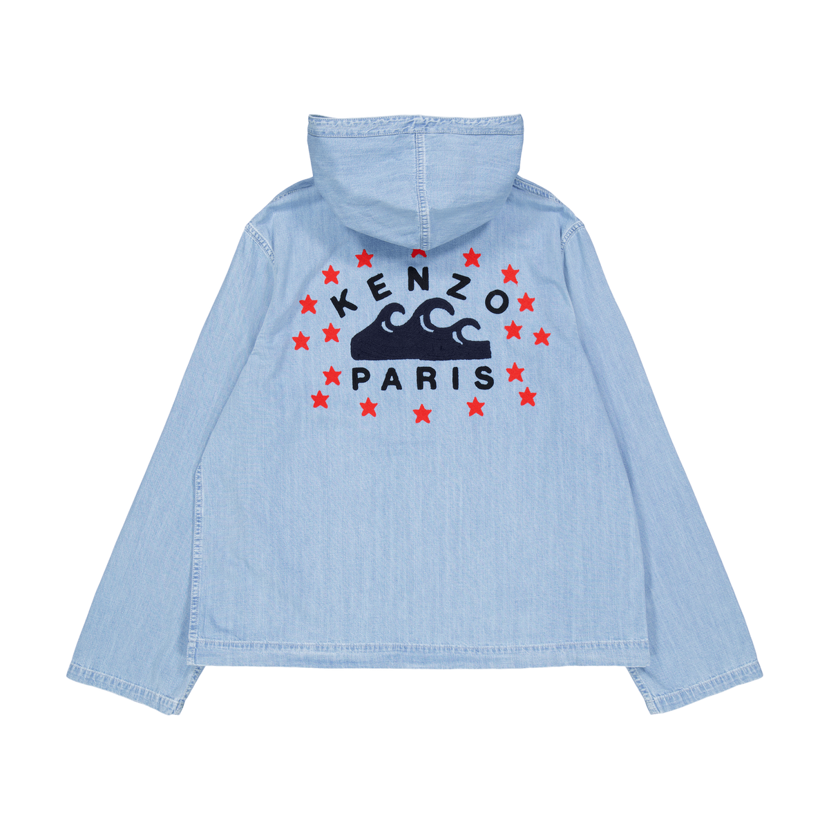 Parka Nautical Stone Bleached Blue Denim