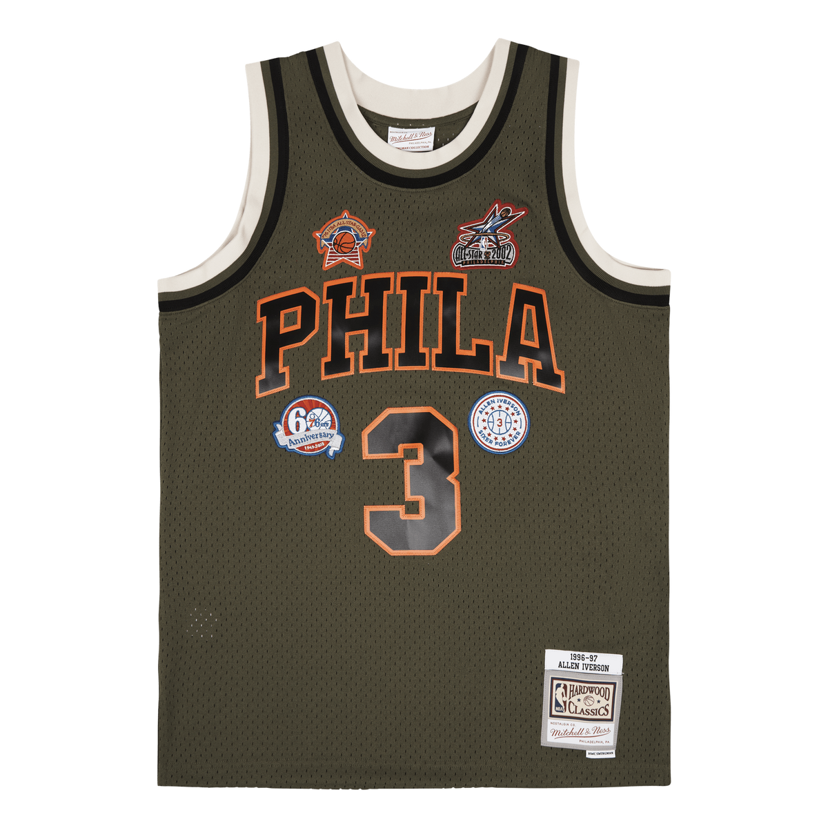 76ers Flight Swingman Jersey - Allen Dark