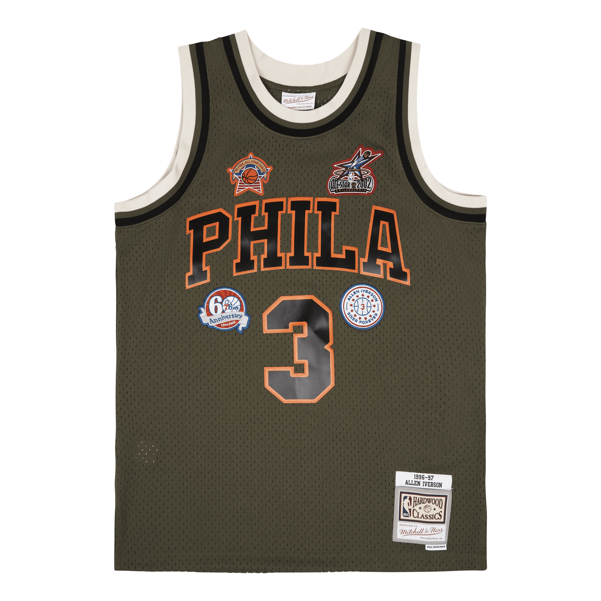 76ers Flight Swingman Jersey - Allen Dark