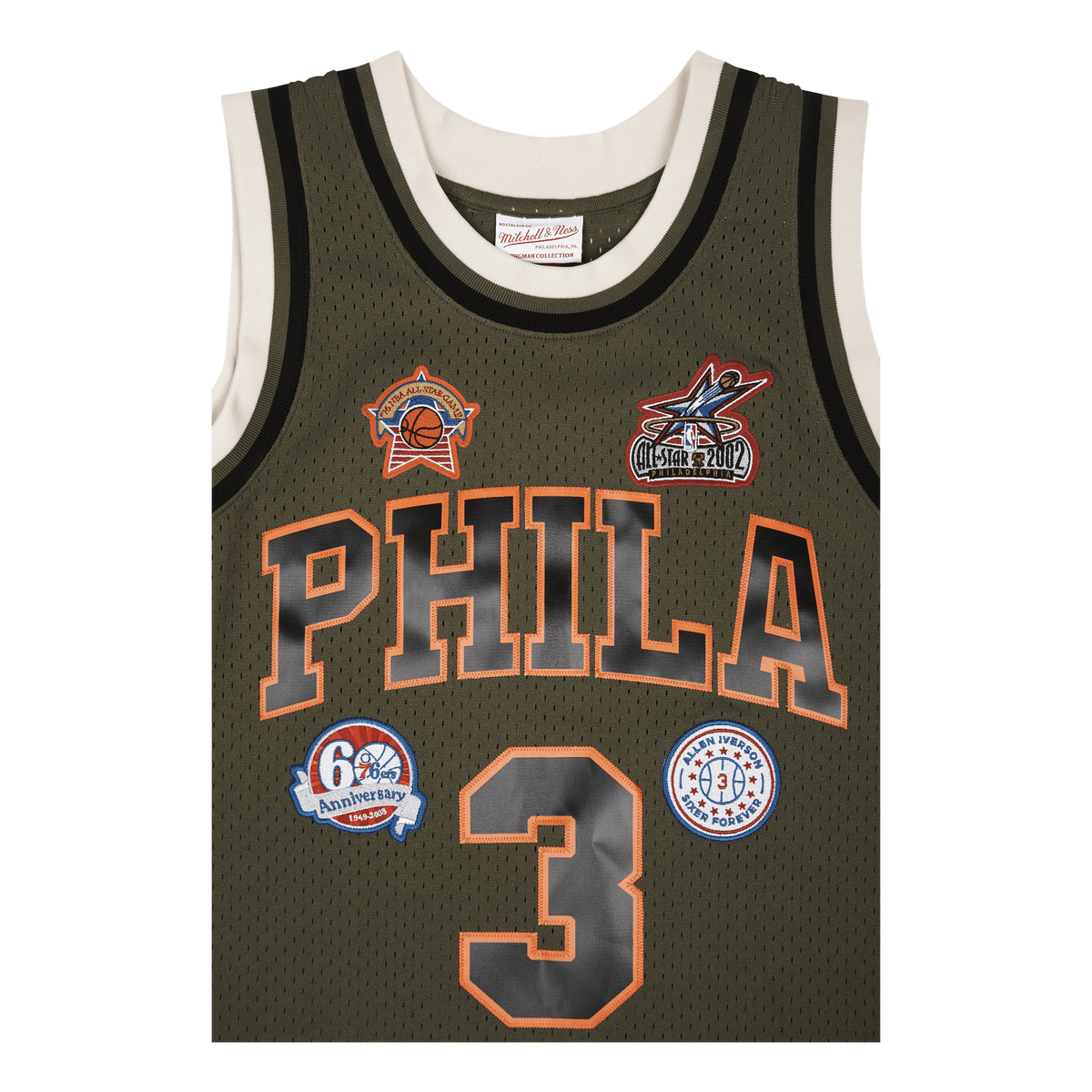 76ers Flight Swingman Jersey - Allen Dark