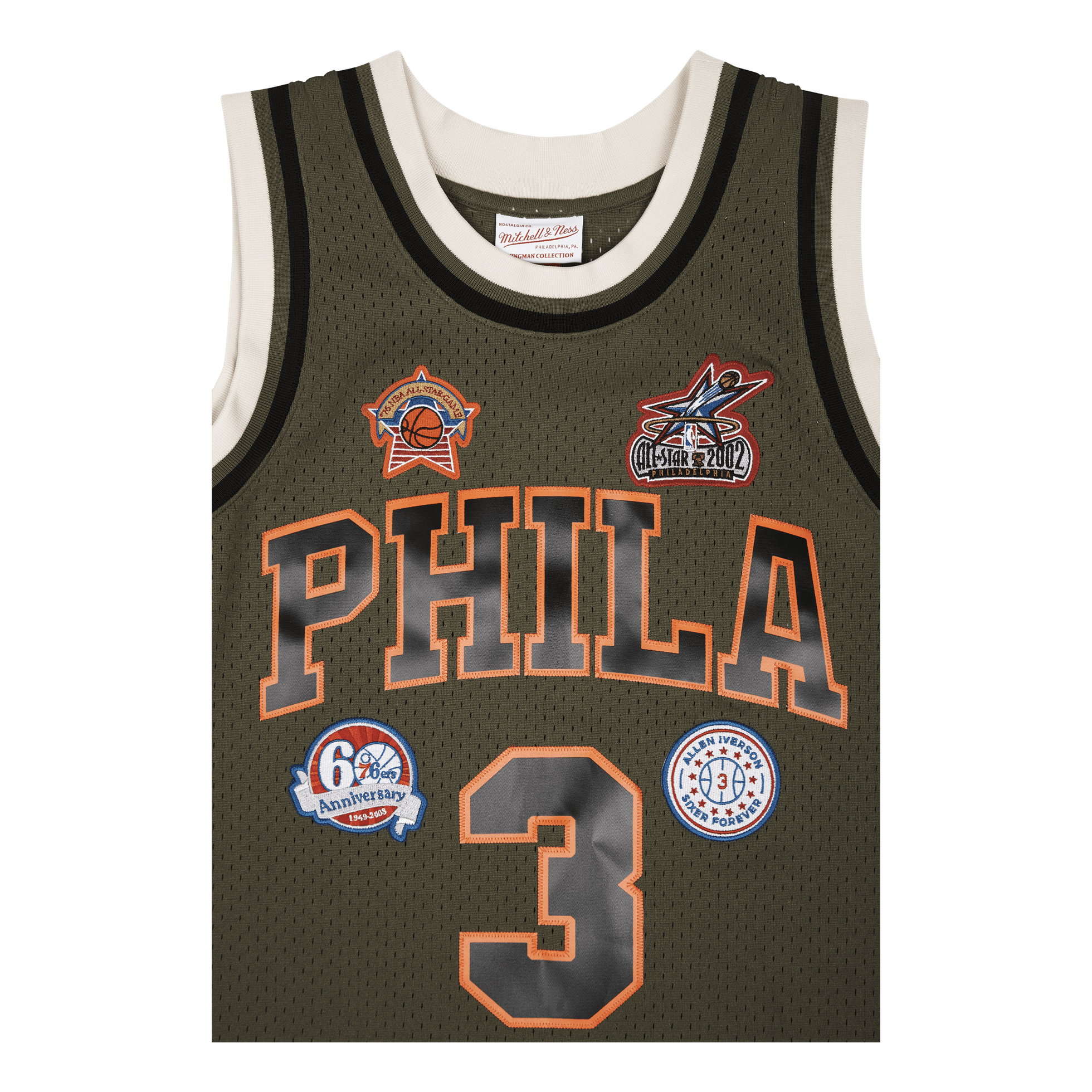 76ers Flight Swingman Jersey - Allen Dark