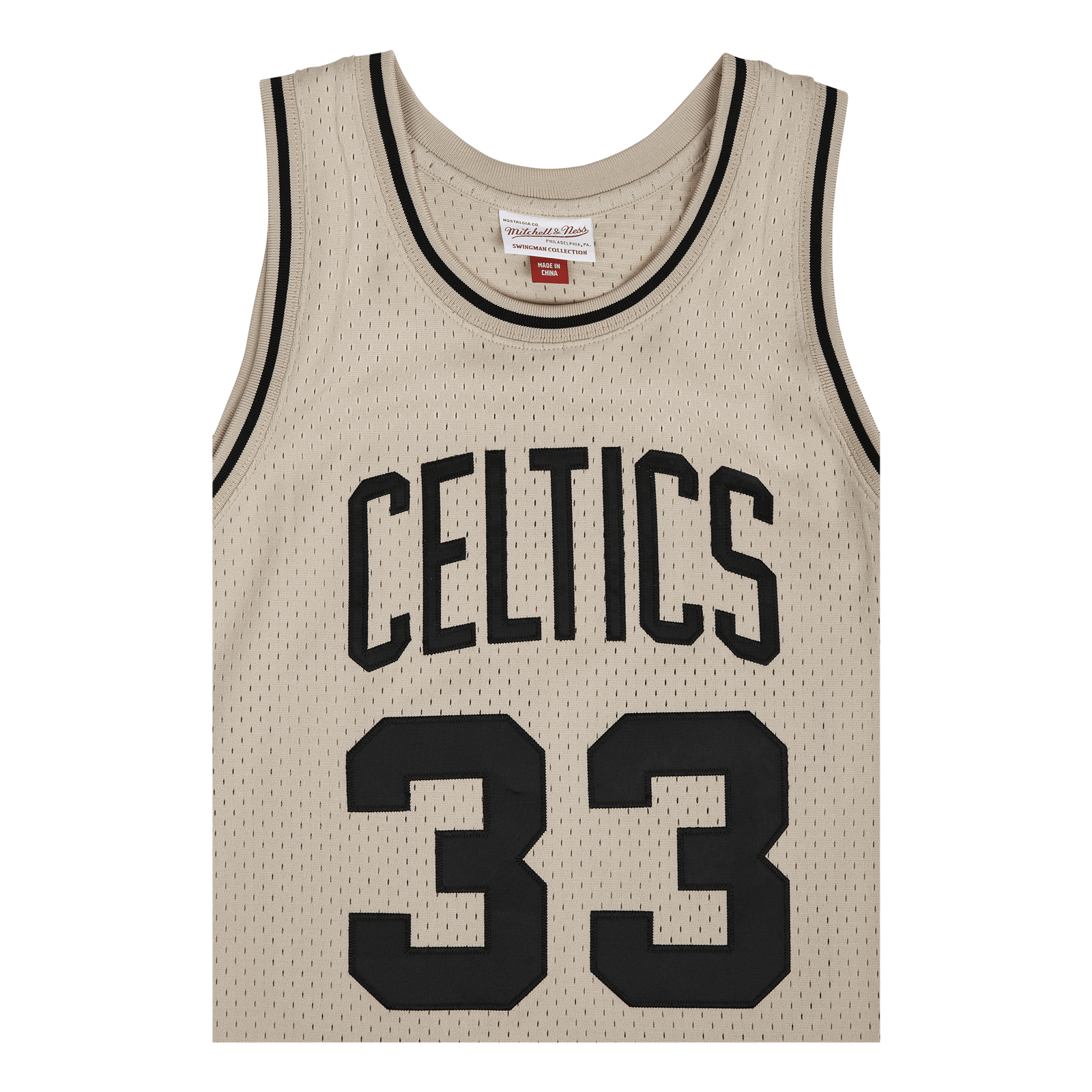 Celtics Khaki Swingman Jersey