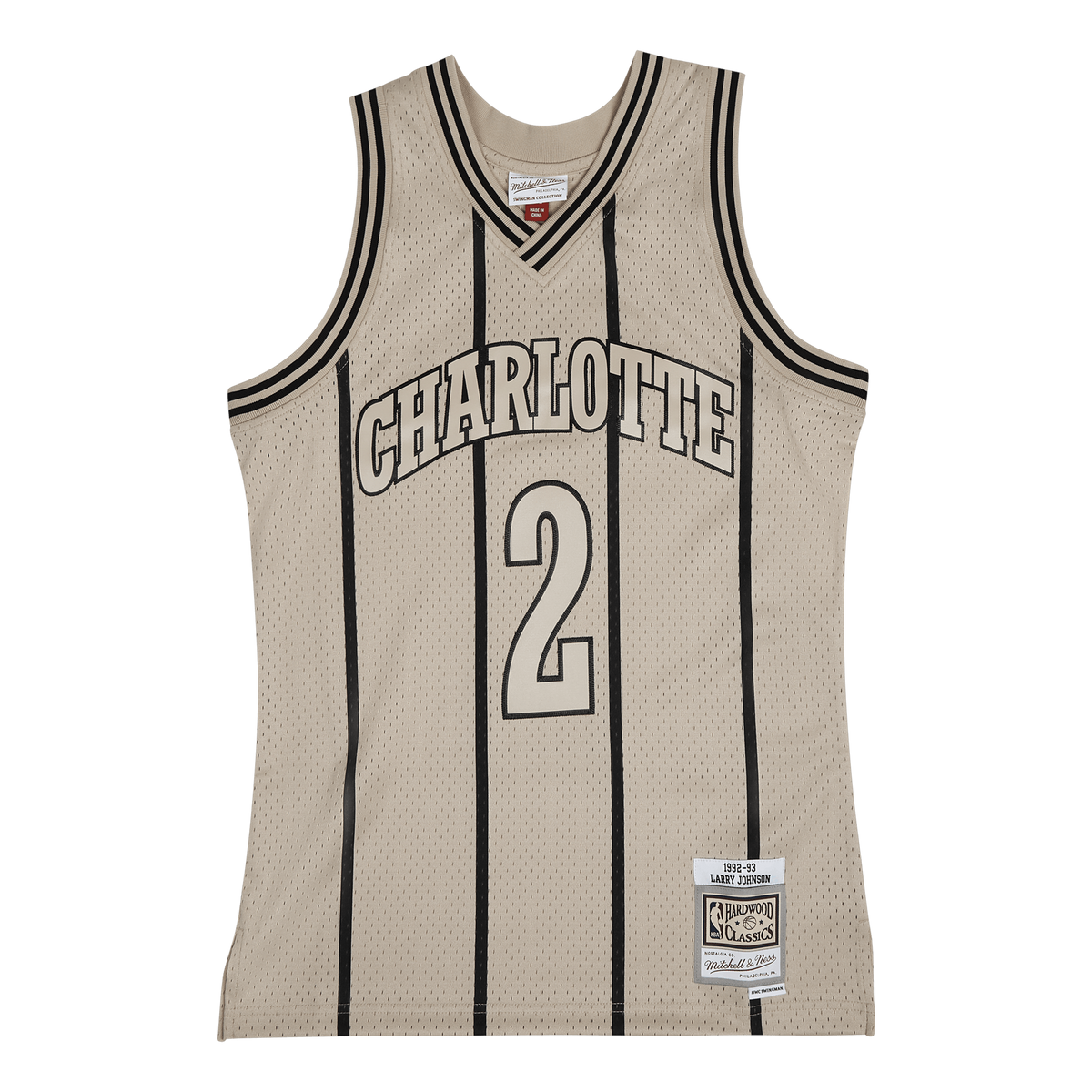 Hornets Khaki Swingman Jersey