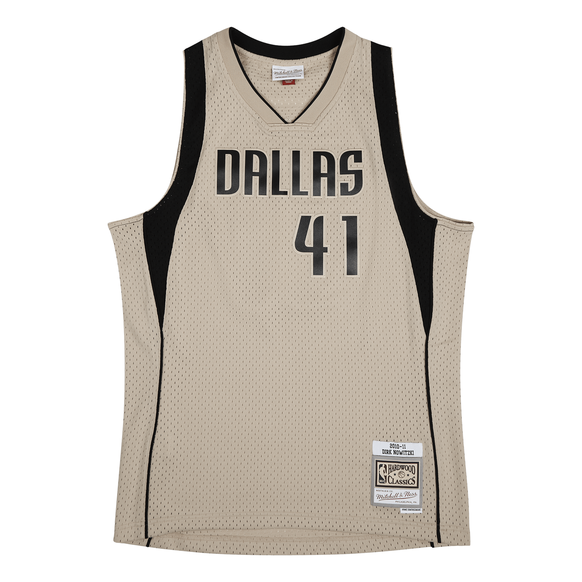 Mavs Khaki Swingman Jersey