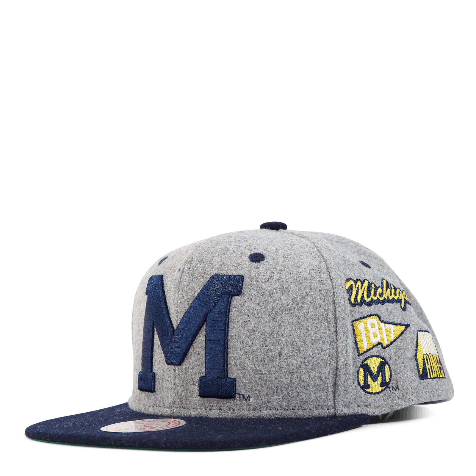 Michigan Melton Patch Snapback