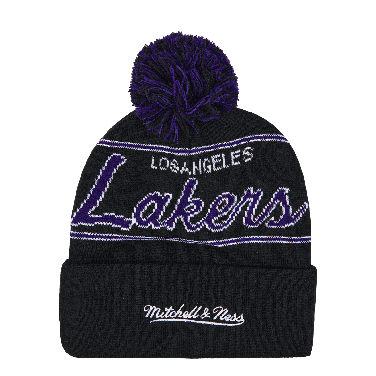Lakers Script Pom Beanie HWC