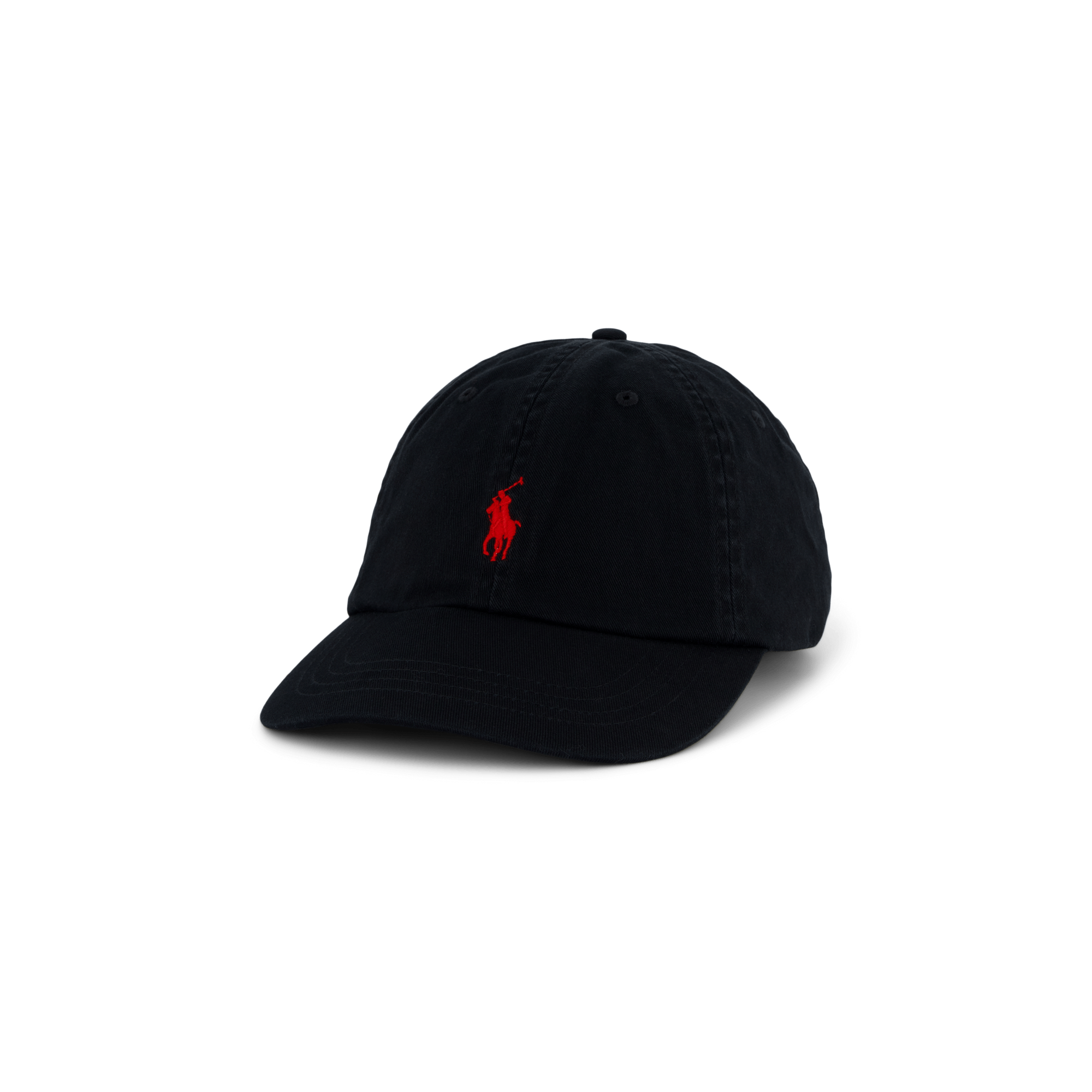 Polo cap black deals red