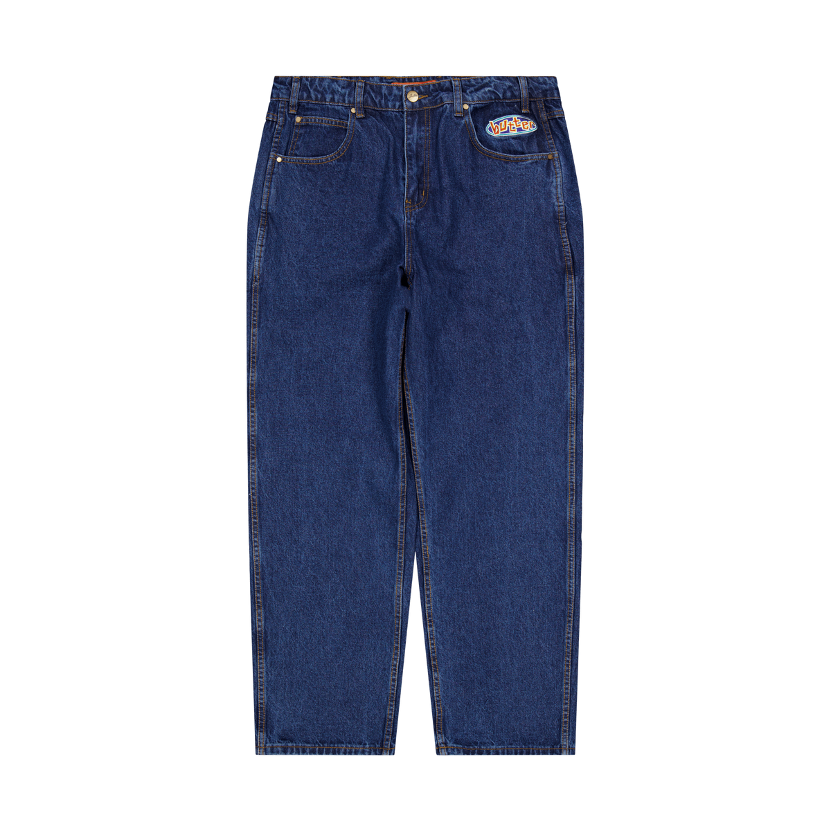 Scattered Denim Pants Dark Indigo