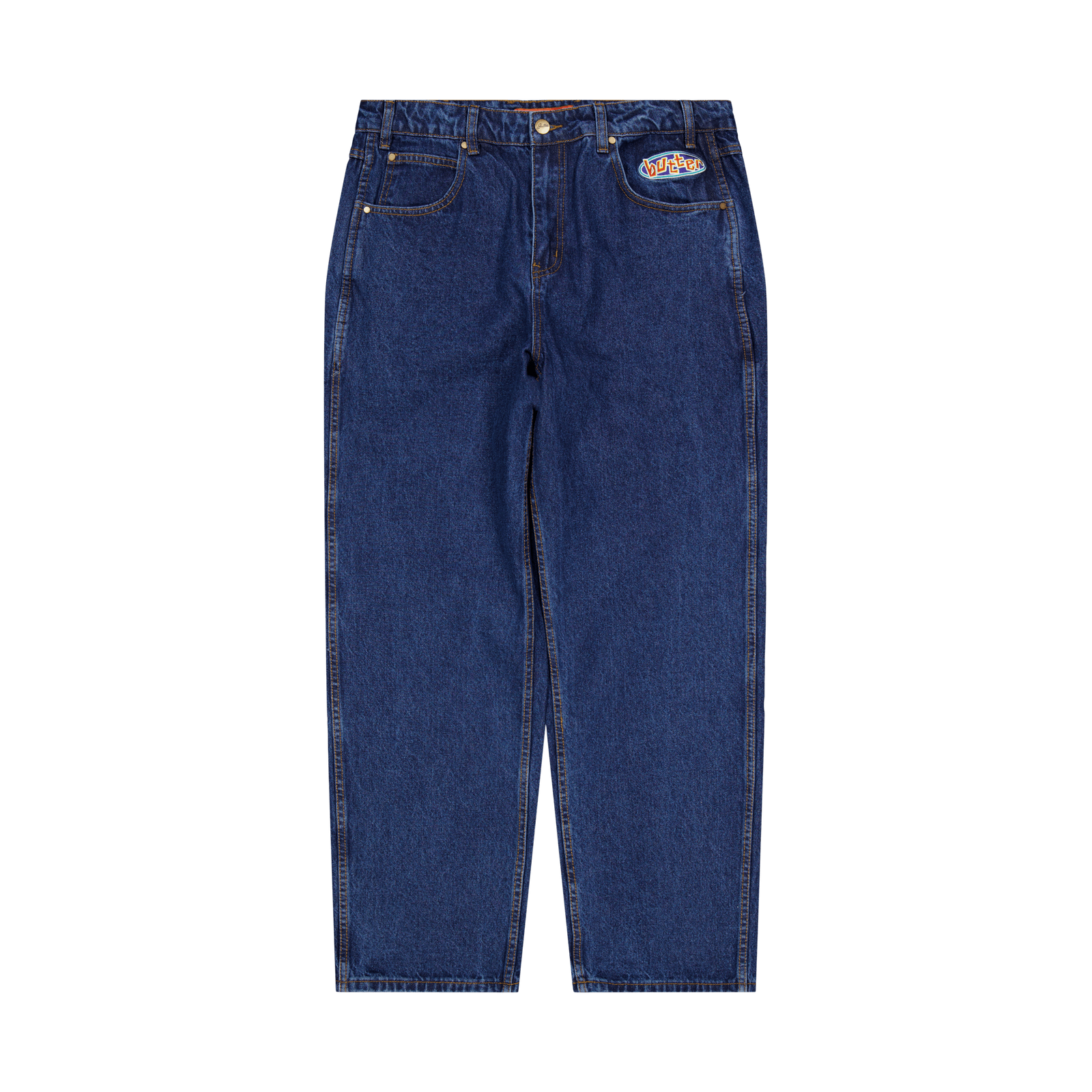 Scattered Denim Pants Dark Indigo