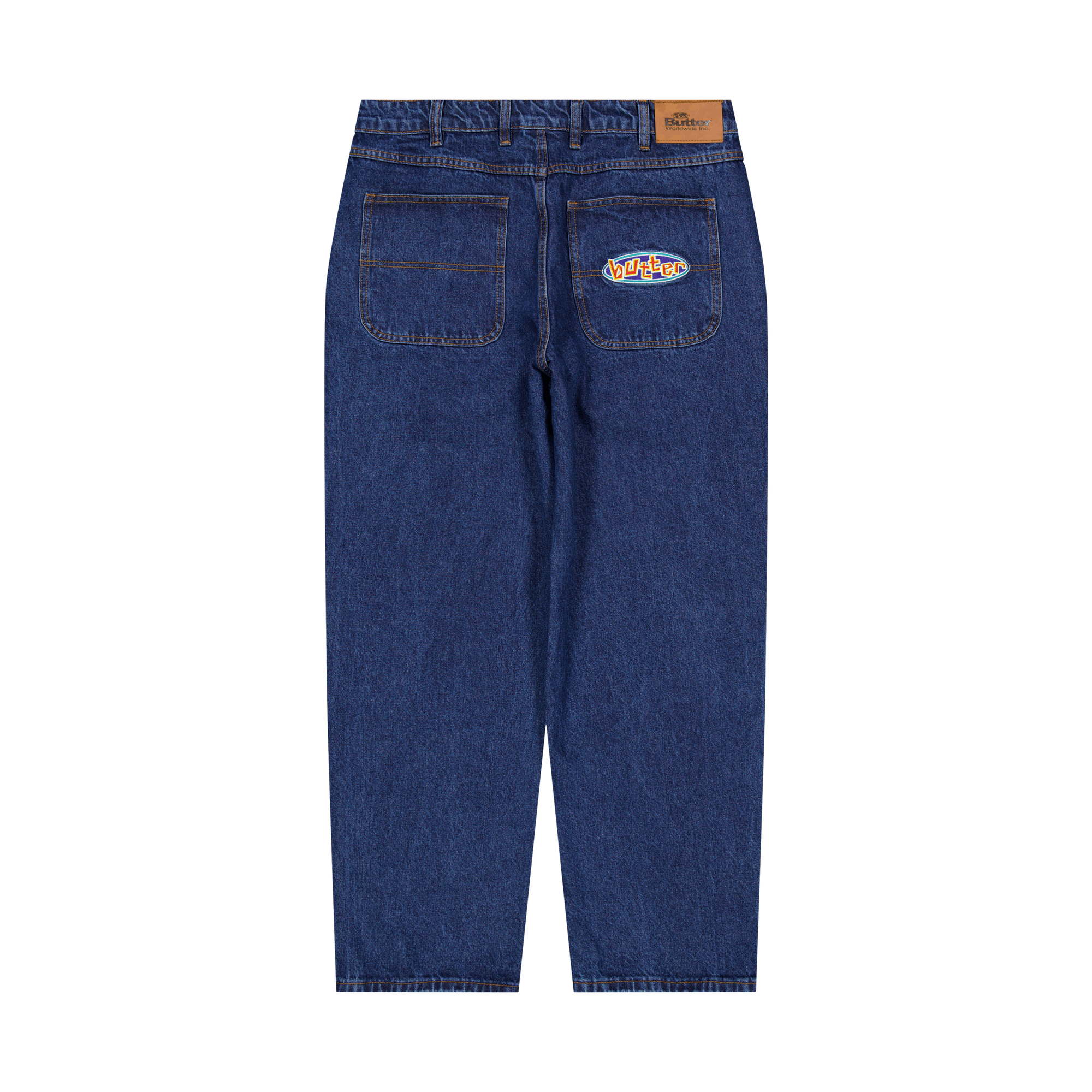 Scattered Denim Pants Dark Indigo