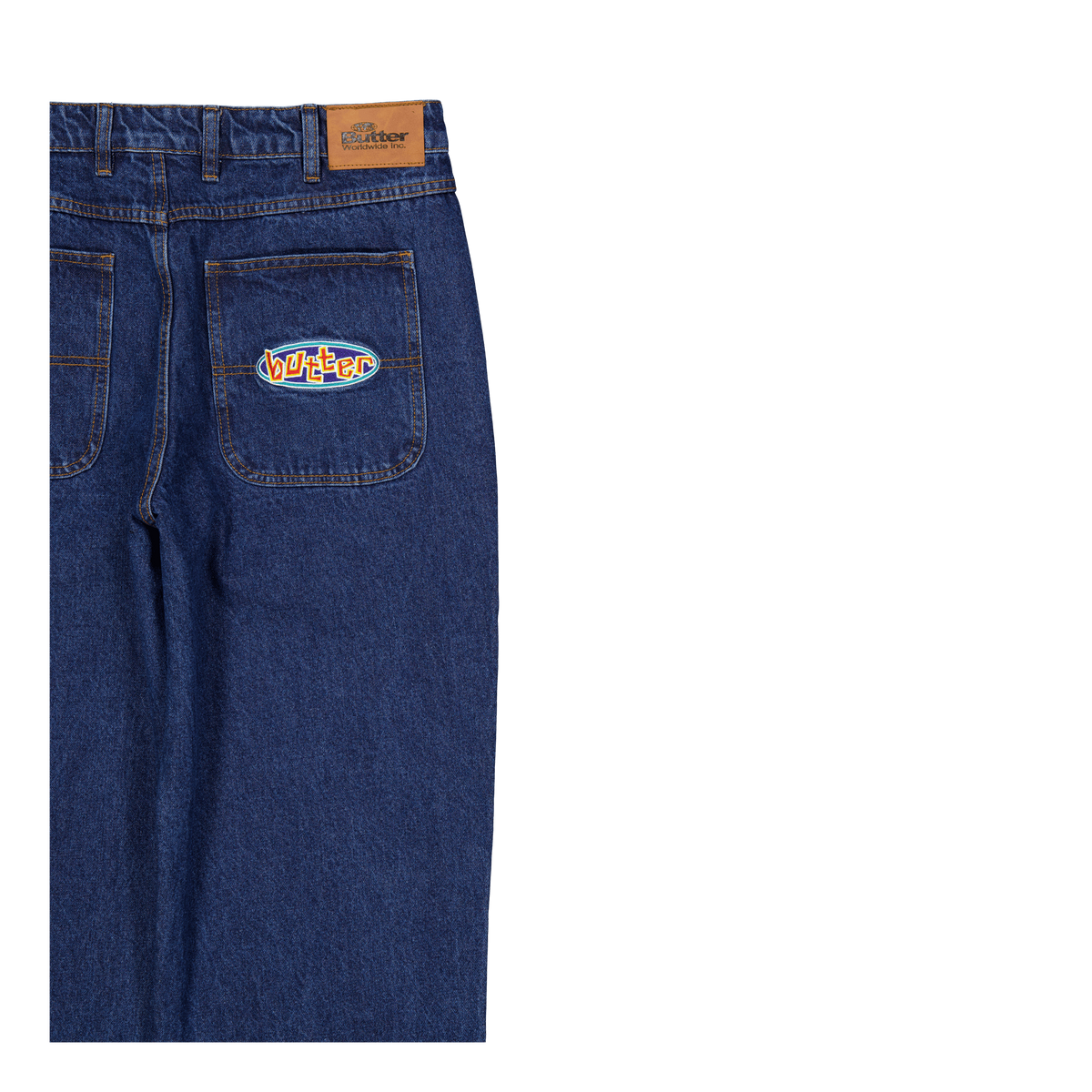 Scattered Denim Pants Dark Indigo