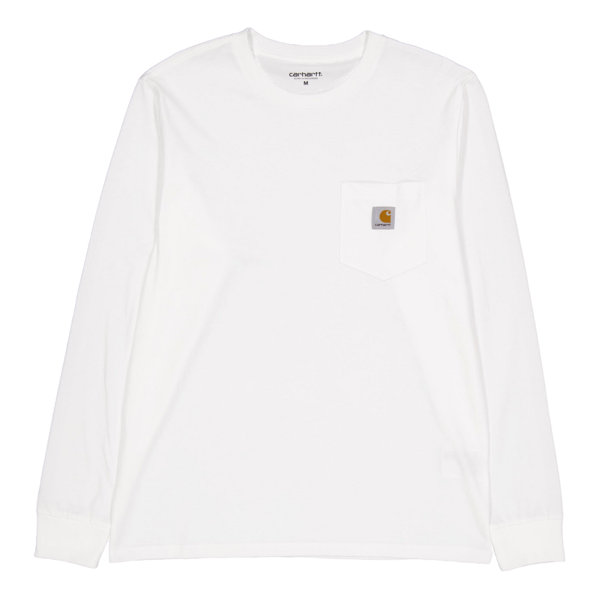 L/s Pocket T-shirt White