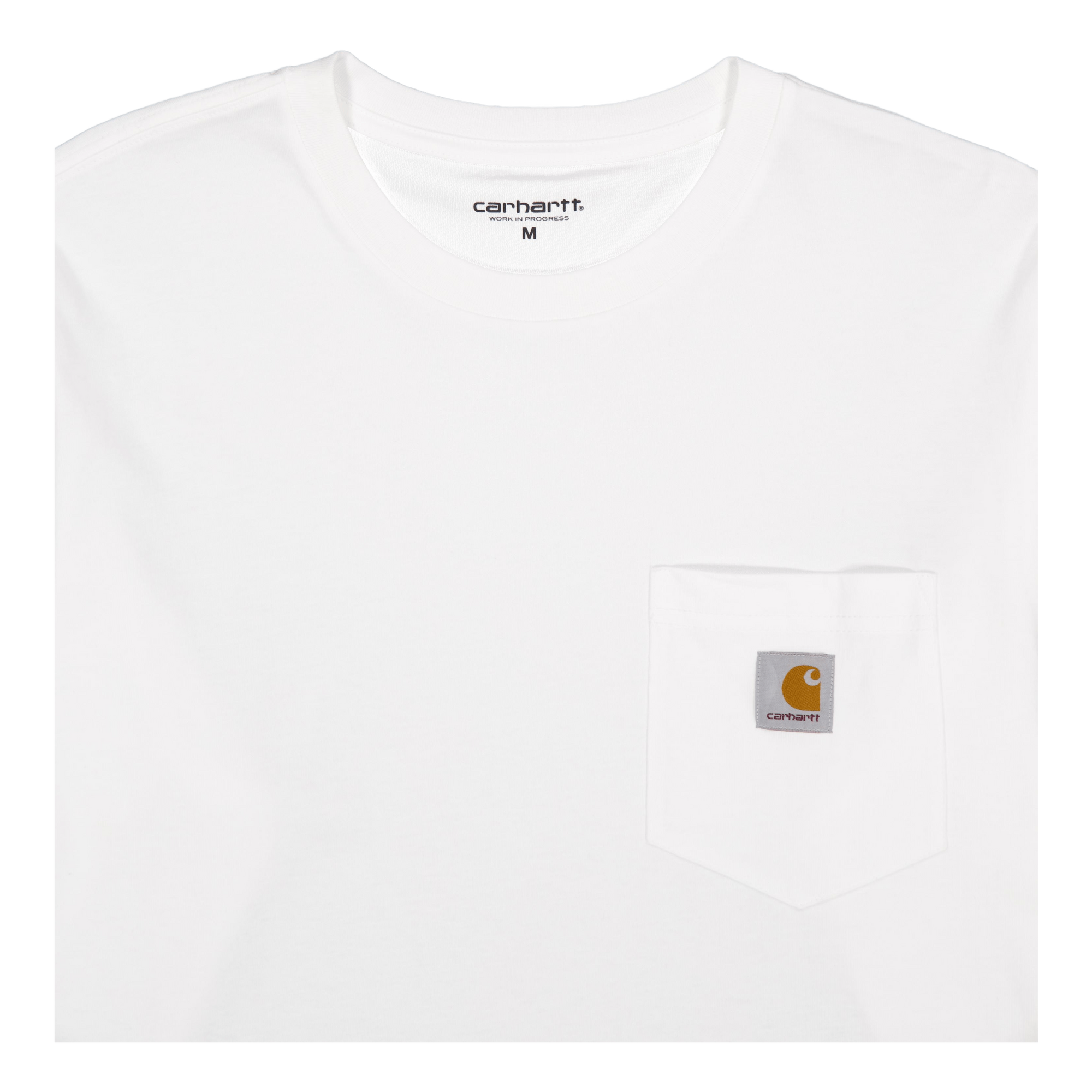 L/s Pocket T-shirt White