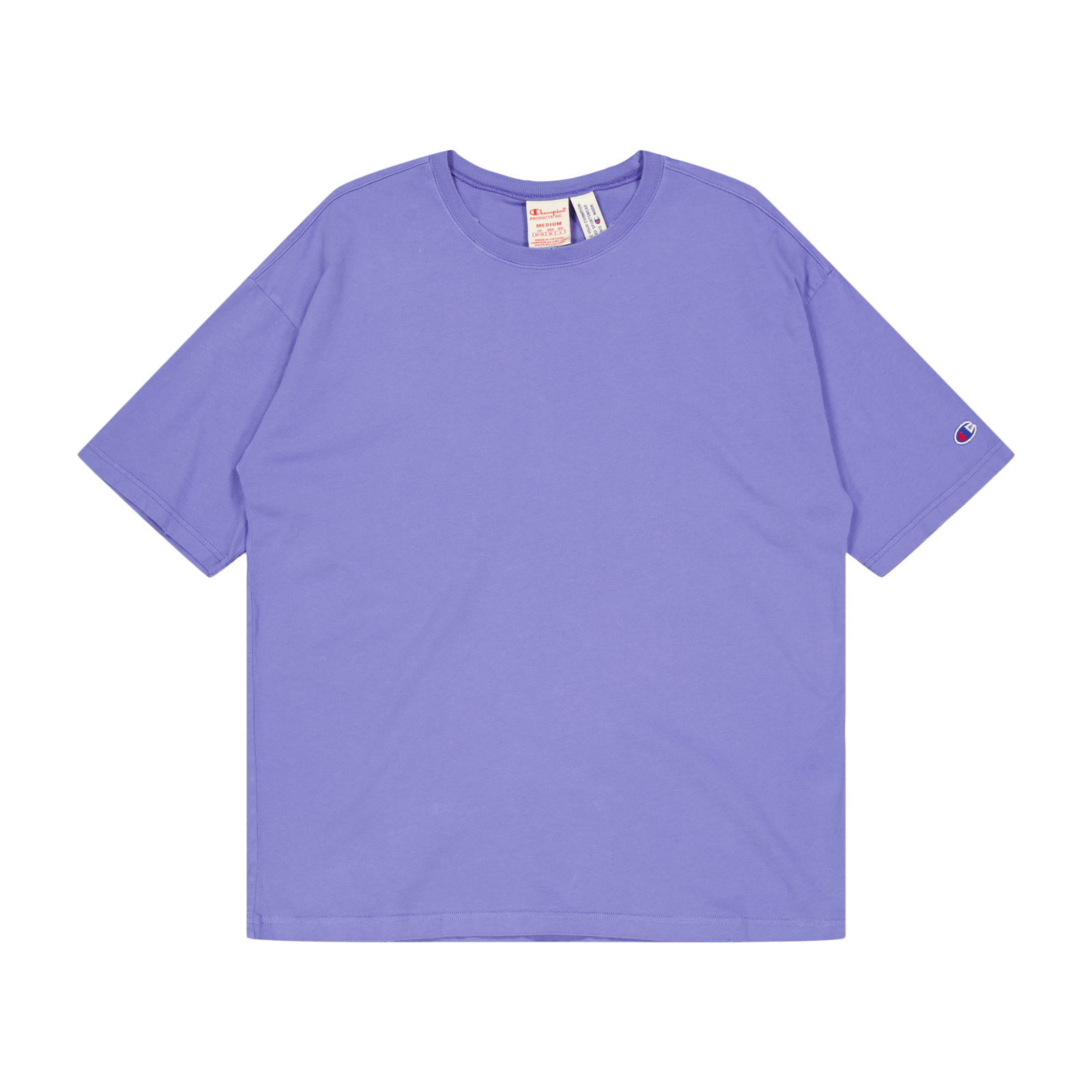 Crewneck T-shirt Bleached Denim