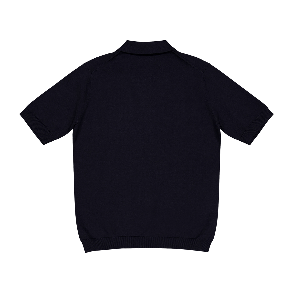 Leif Cotton Linen Polo Dark Navy