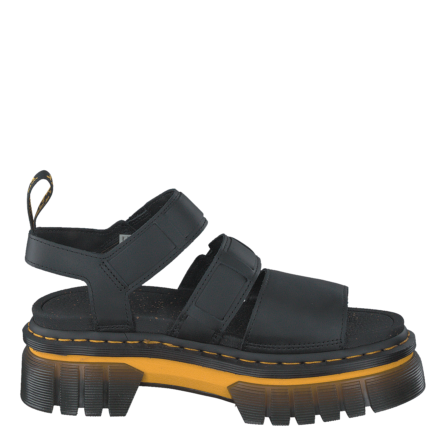 Ricki 3 Strap Sandal Black Luc Black