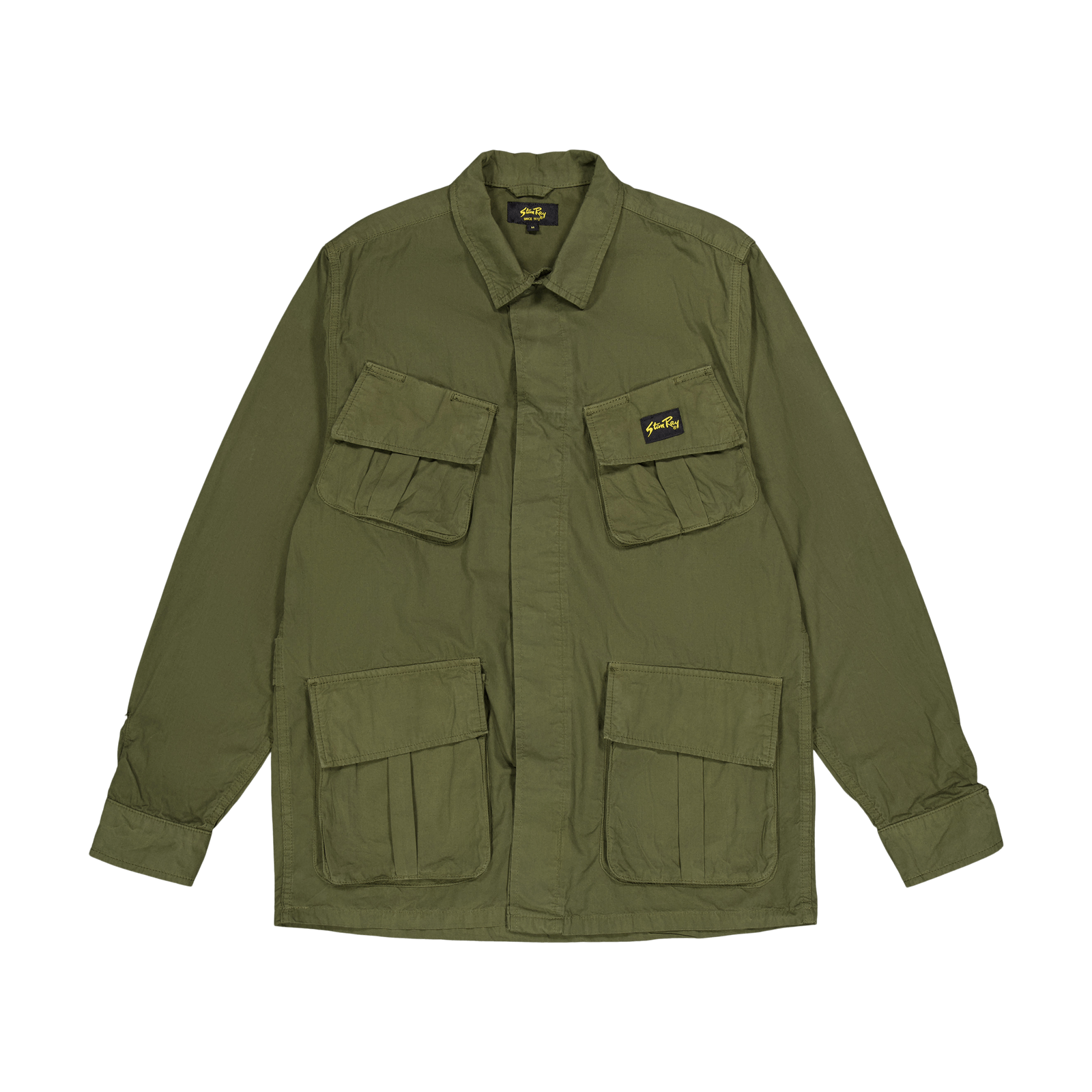 Tropical Jacket Olive Poplin