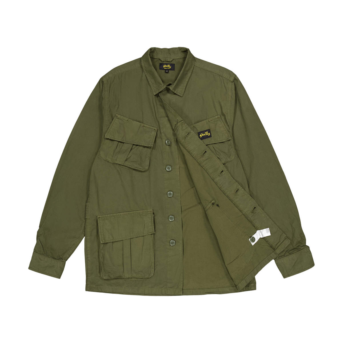 Tropical Jacket Olive Poplin