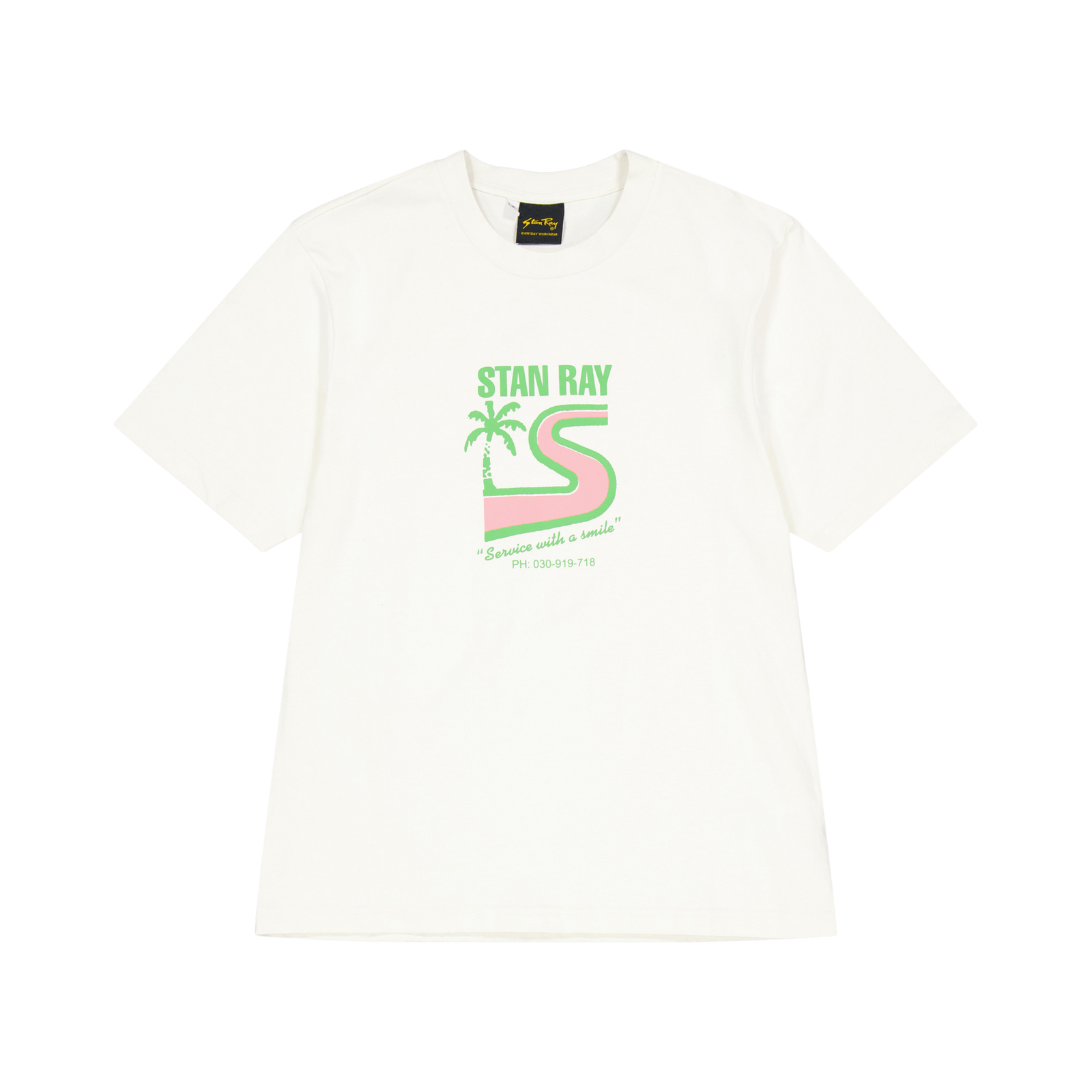 Service With A Smile Tee Natural