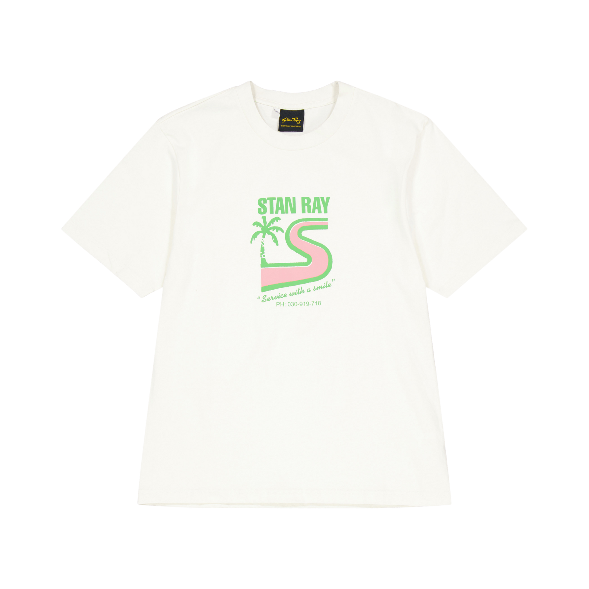 Service With A Smile Tee Natural