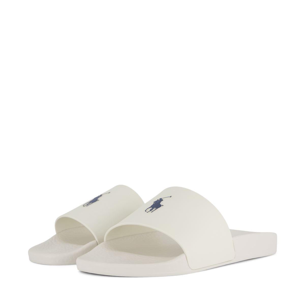 Signature Pony Slide Deckwash White / Navy PP