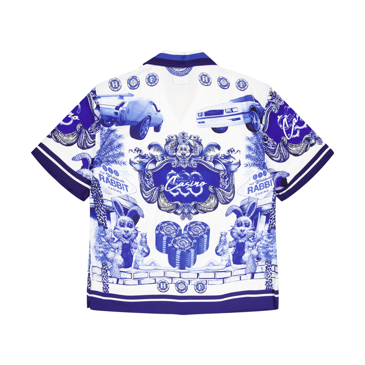 Full House Rayon Shirt White