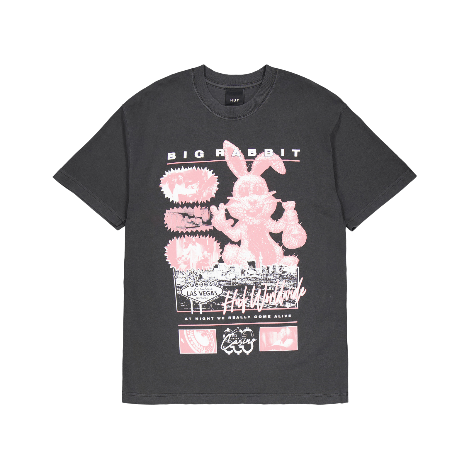 Night Alive S/s Washed Tee Wablk