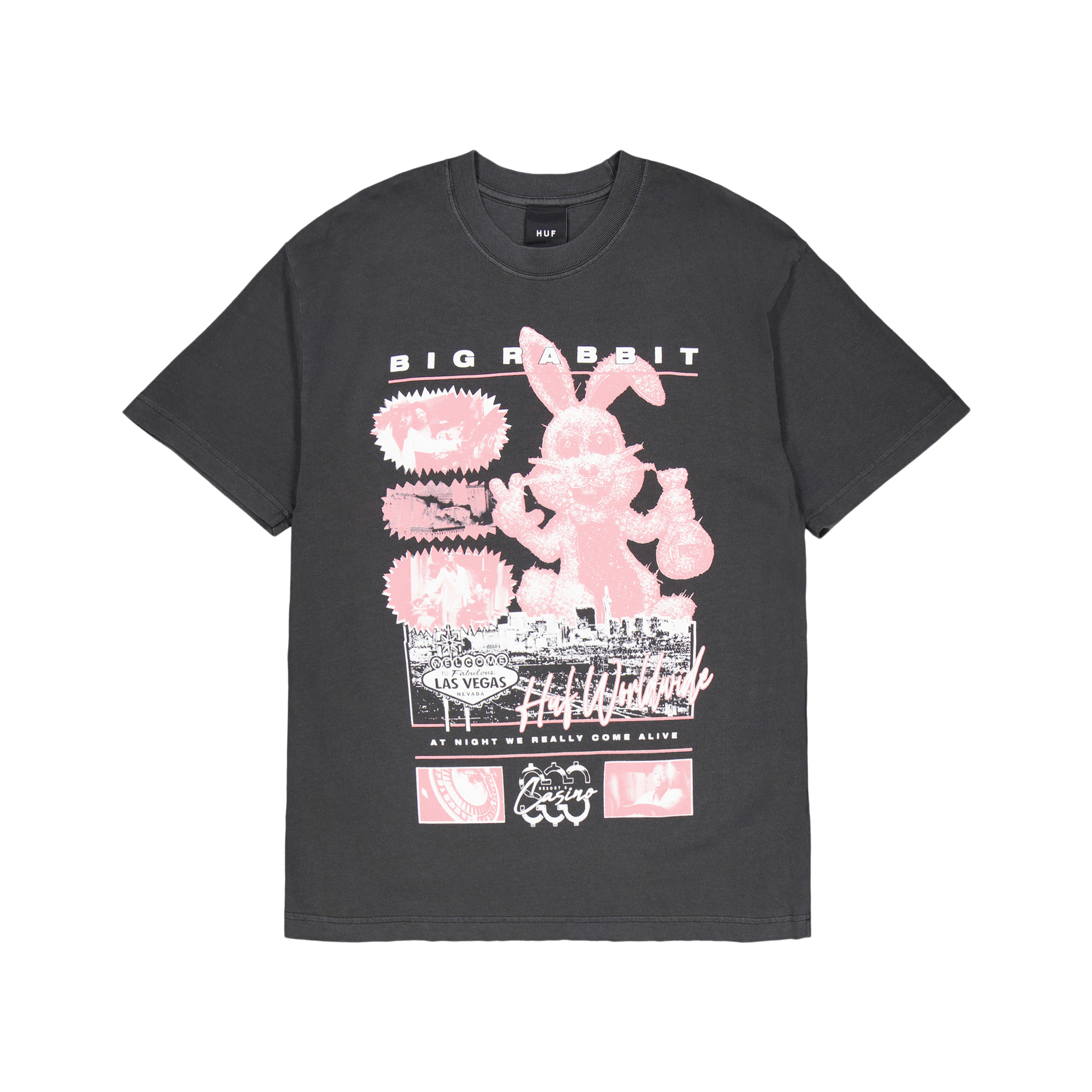 Night Alive S/s Washed Tee Wablk