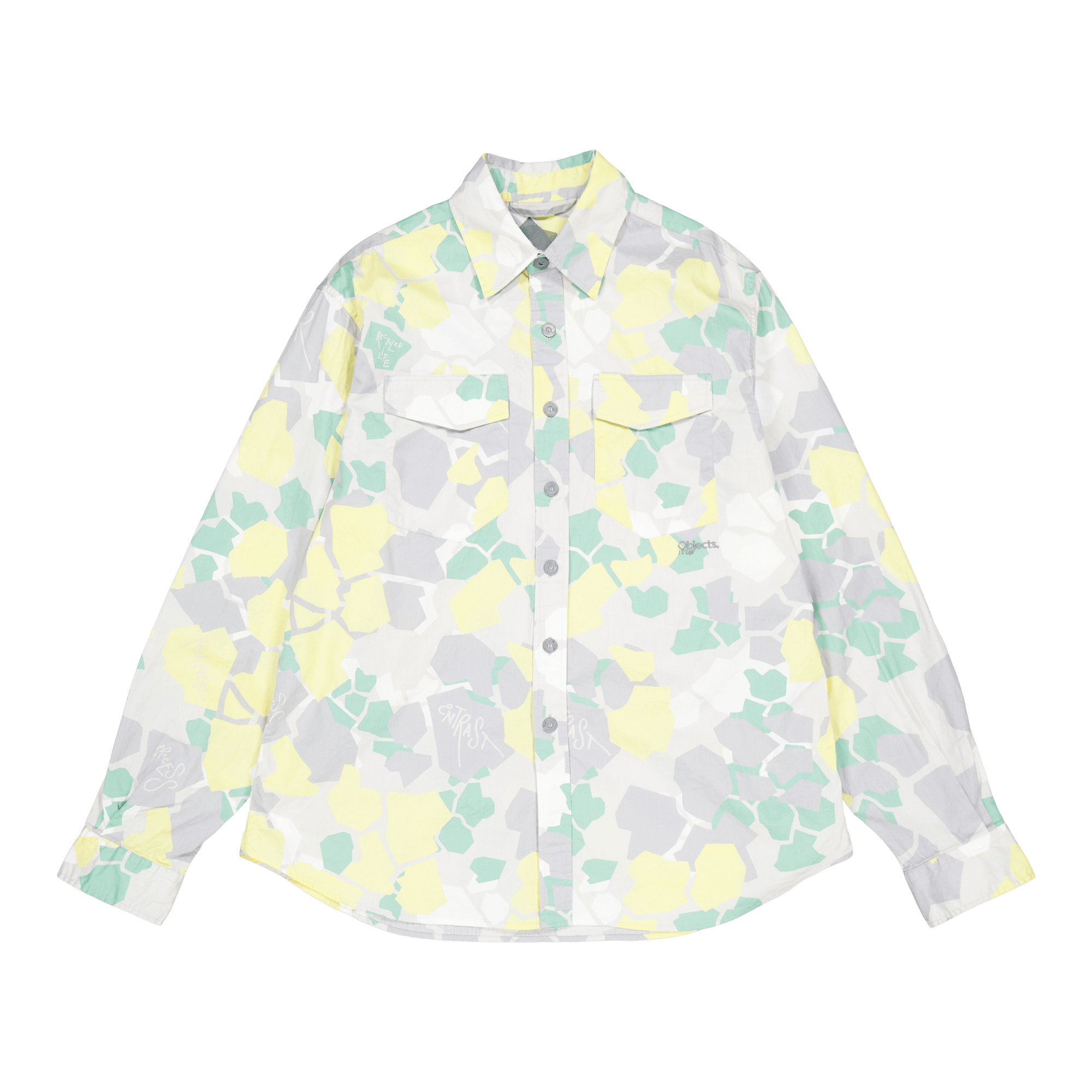Relaxed Fit Workshirt Yellow Camo