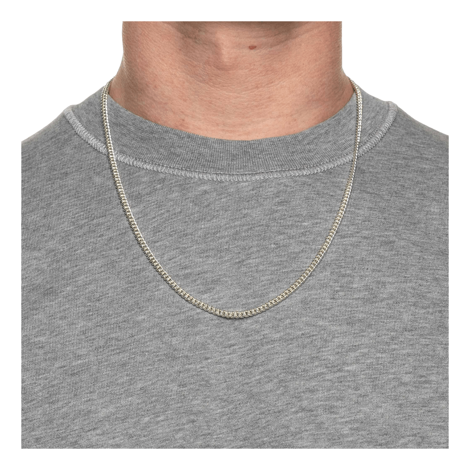 Curb Chain 4mm Silver 925