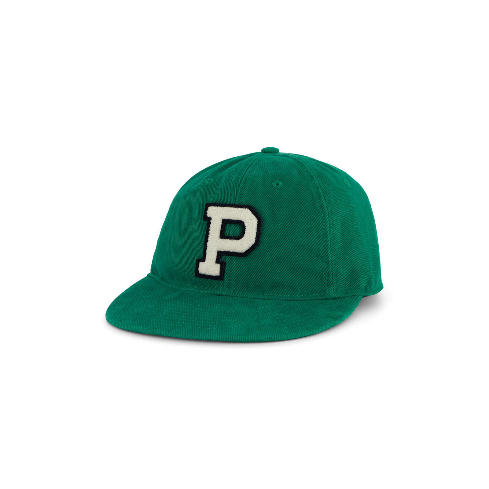 Chenille-Patch Twill Ball Cap Primary Green
