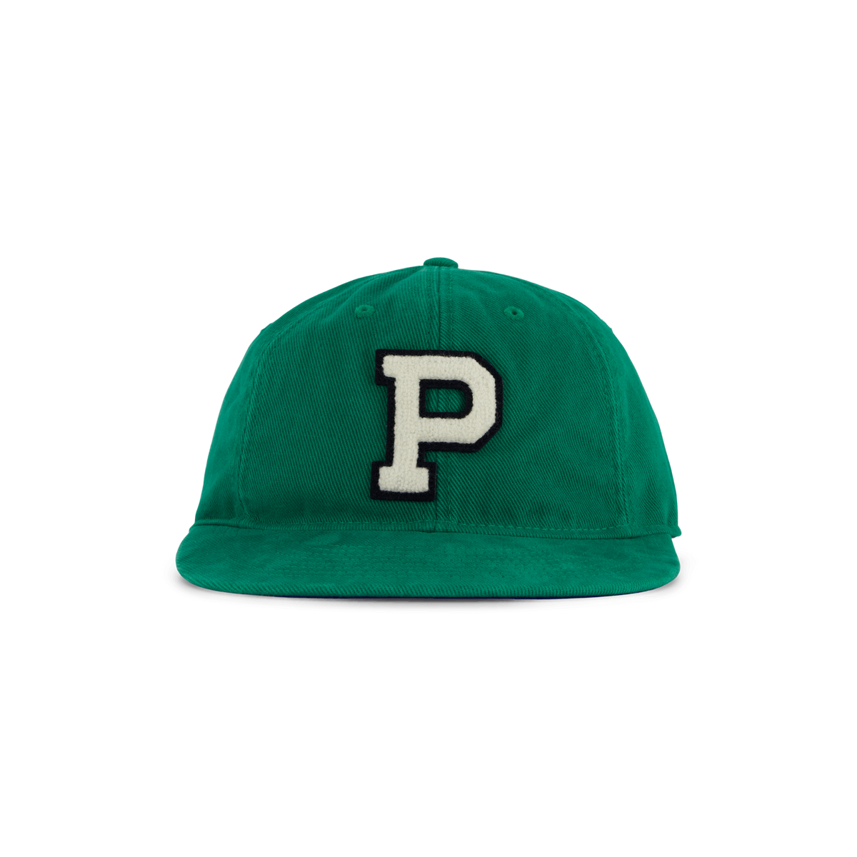 Chenille-Patch Twill Ball Cap Primary Green