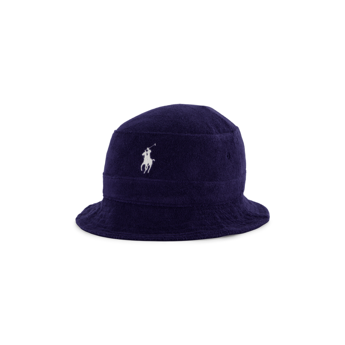 Cotton-Blend Terry Bucket Hat Newport Navy