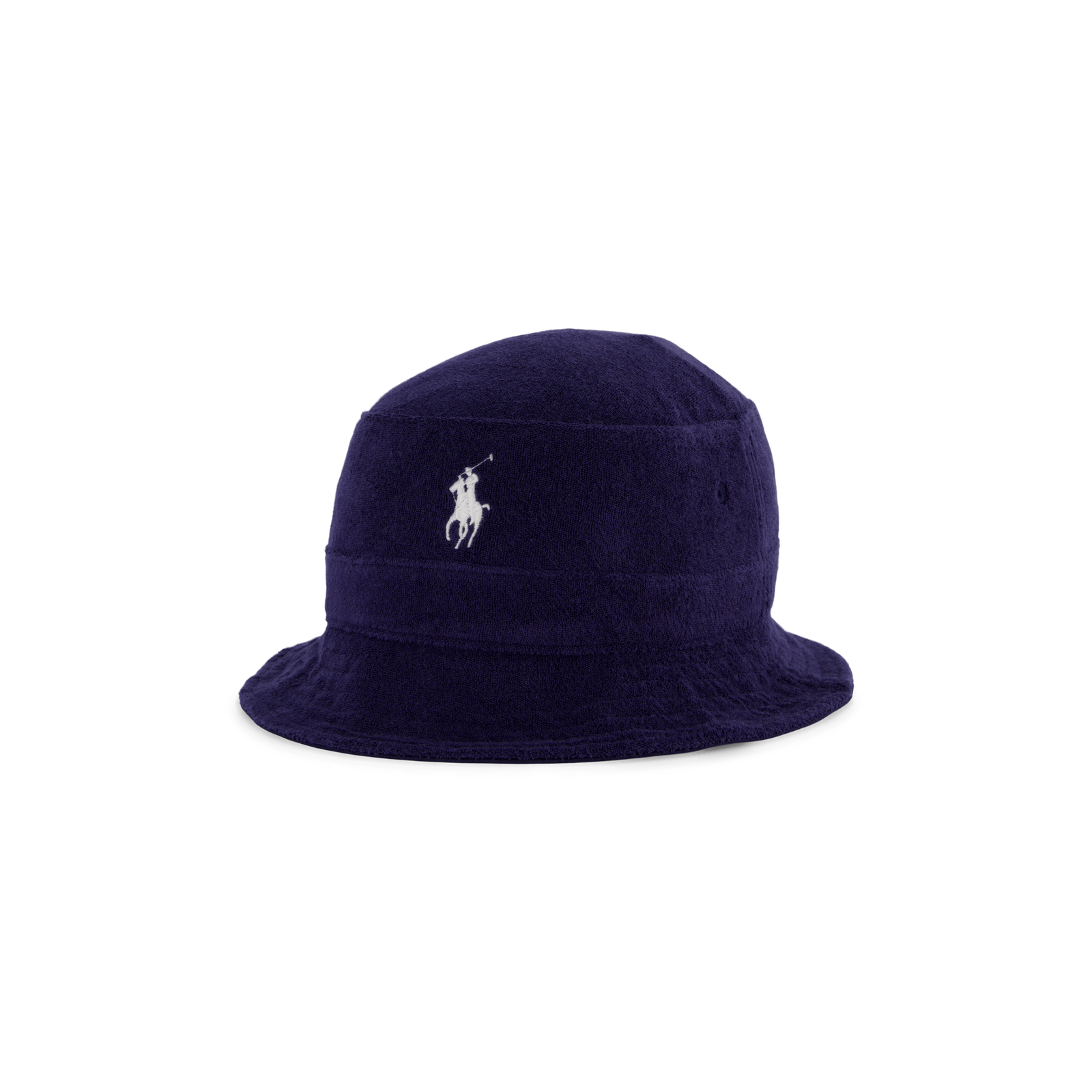 Cotton-Blend Terry Bucket Hat Newport Navy