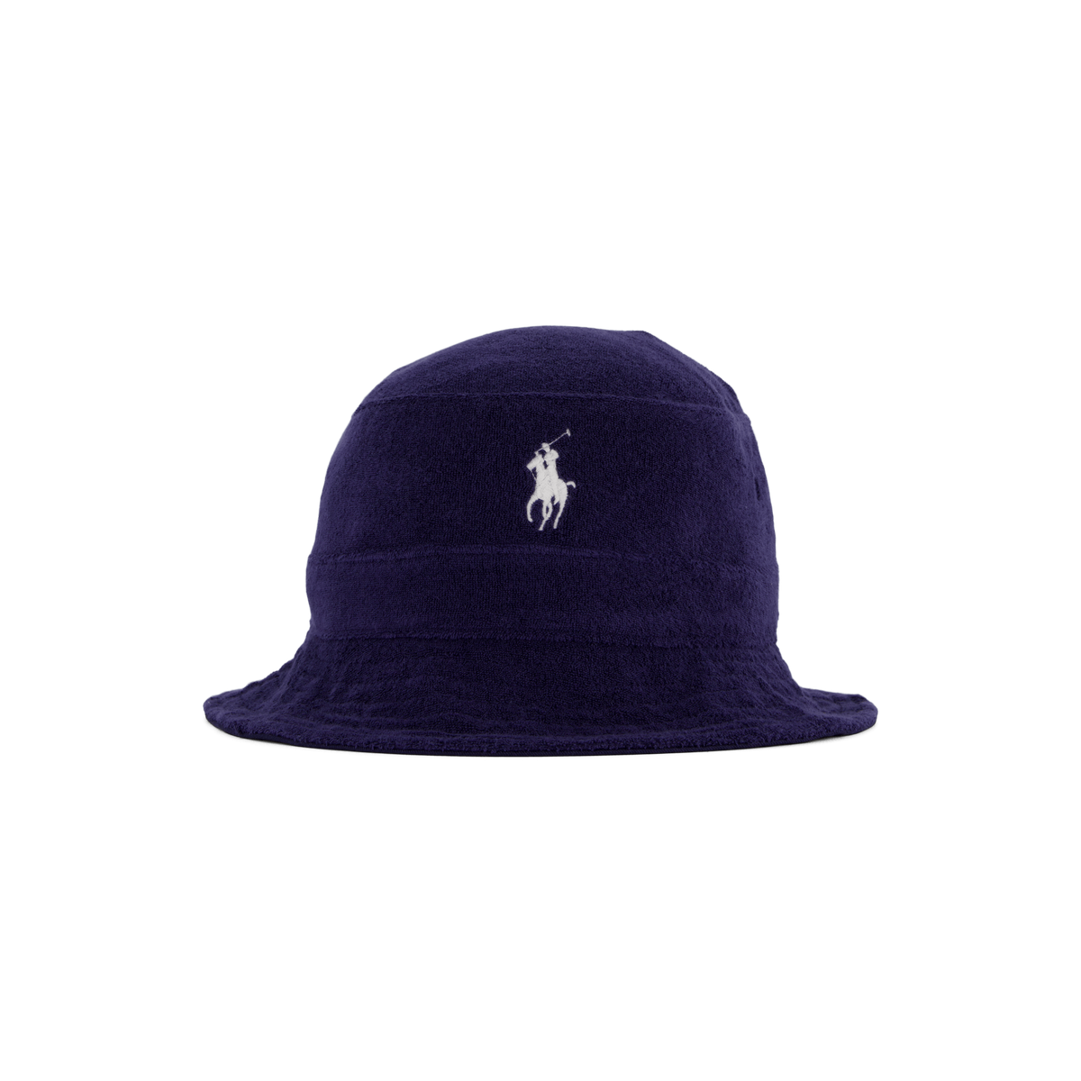 Cotton-Blend Terry Bucket Hat Newport Navy