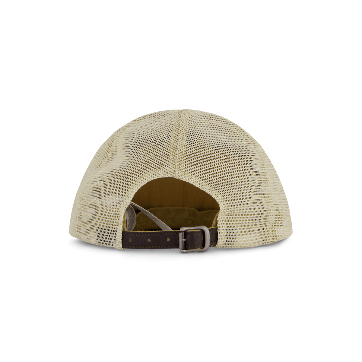 Embroidered Plaid Trucker Cap Navy/Off White Multi