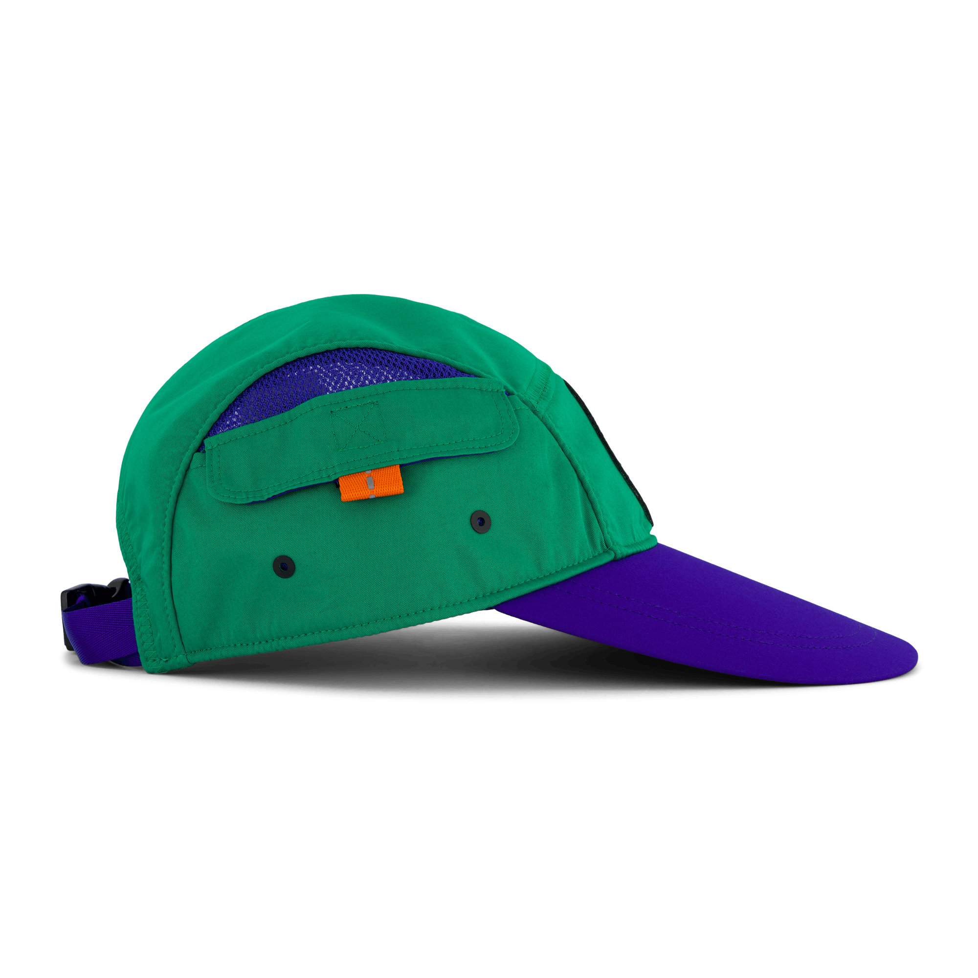 Cotton Nylon-5 Panel Long Bill 5957c Chroma Green