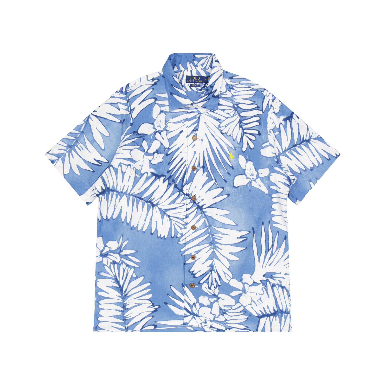 Classic Fit Camp Shirt Palms Batik